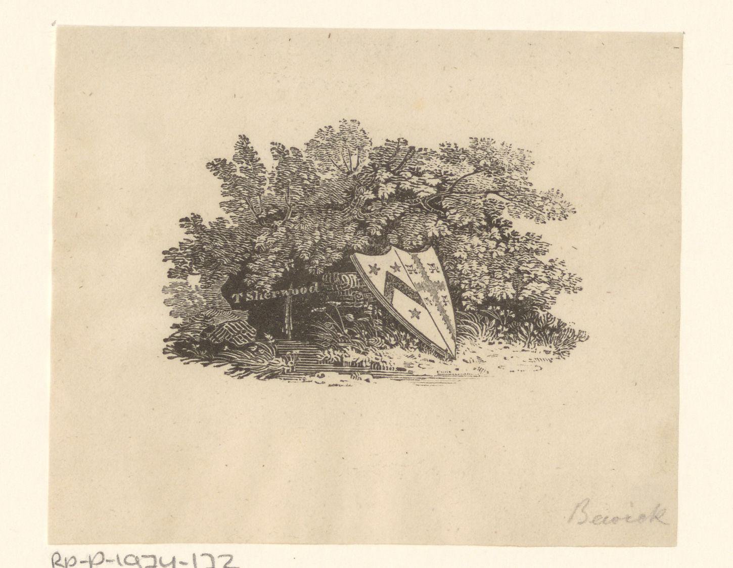 Ex libris van T. Sherwood