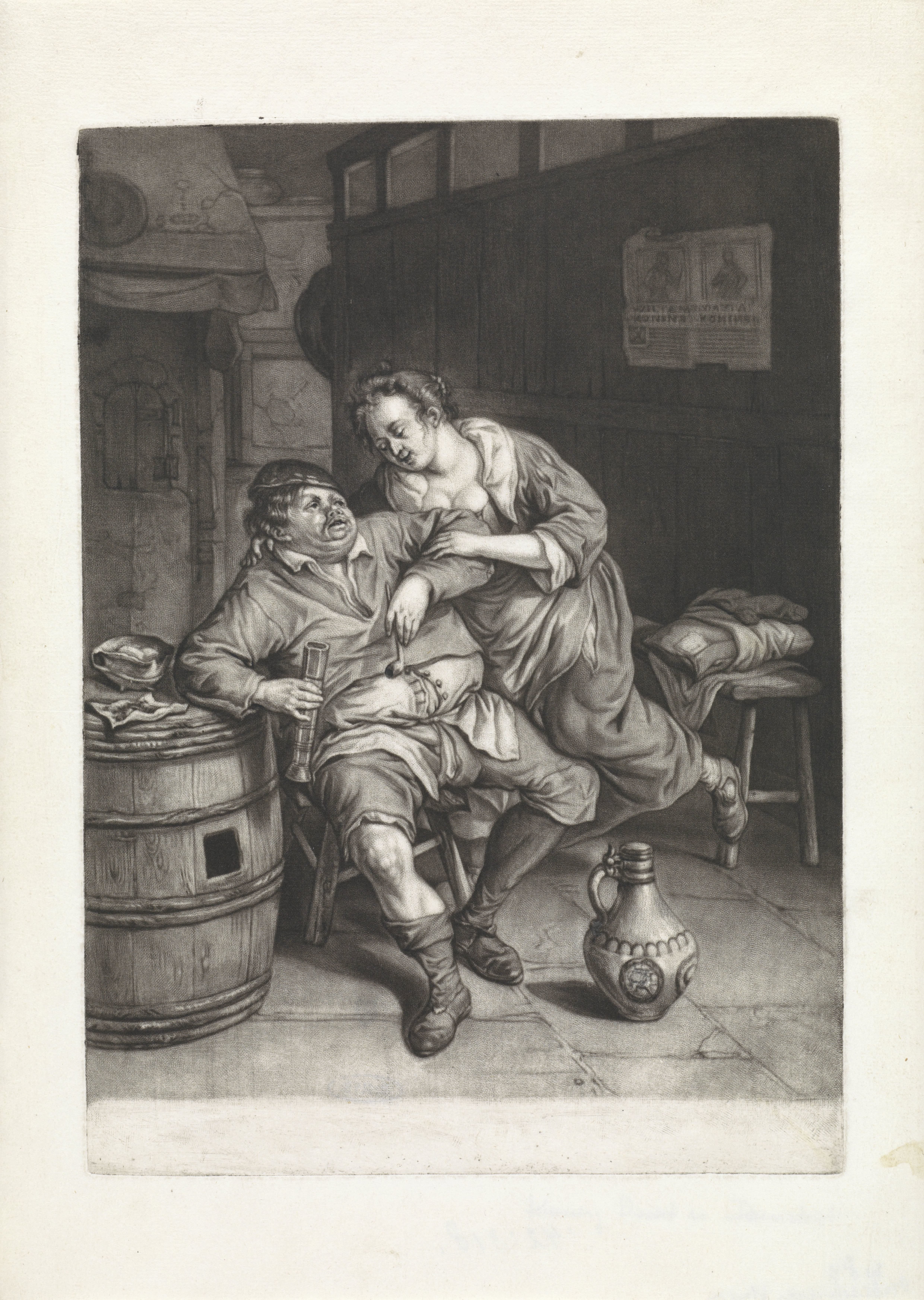 Boer en een vrouw