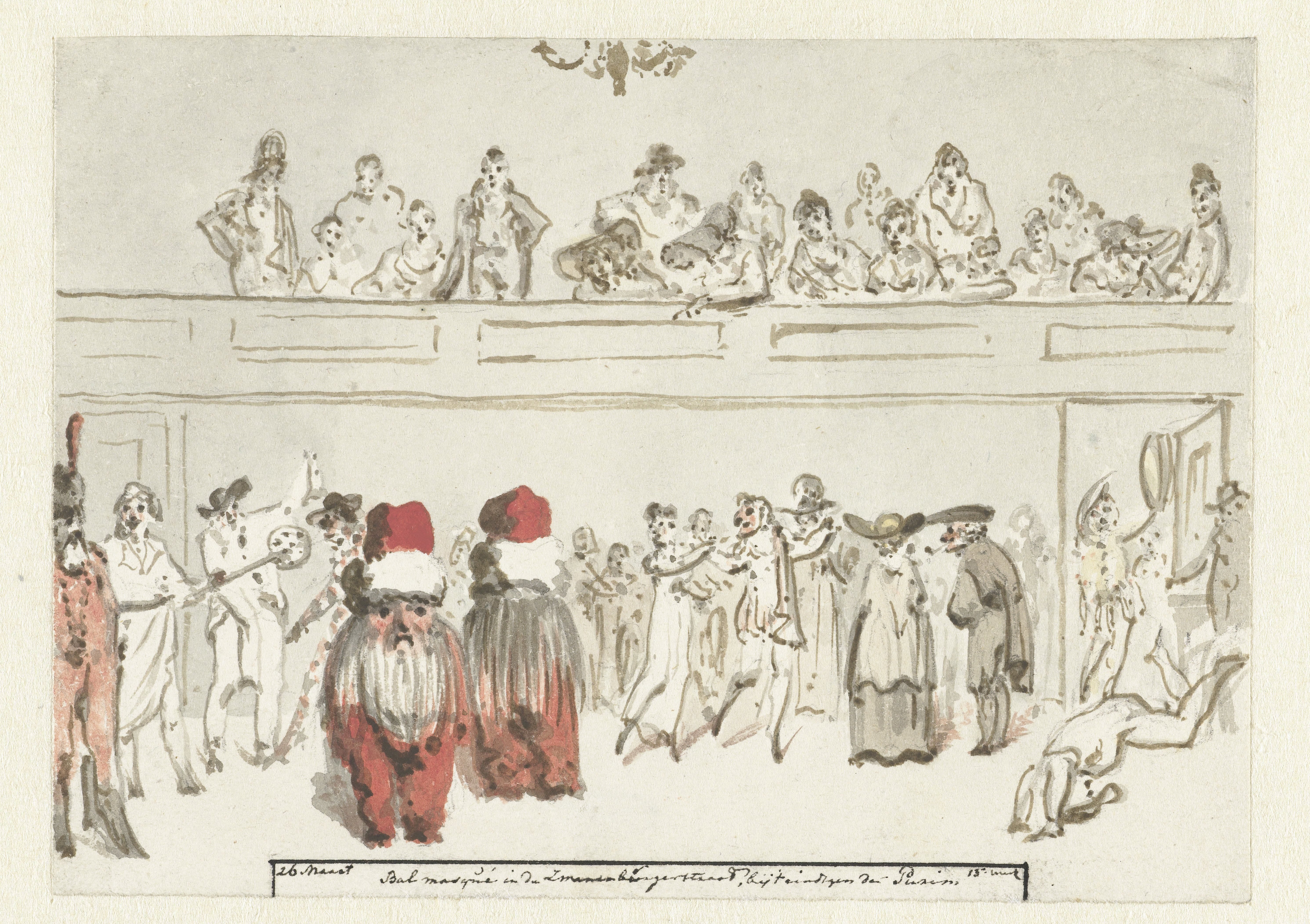 Bal masqué in de Zwanenburgerstraat (dagboek, 26 maart)