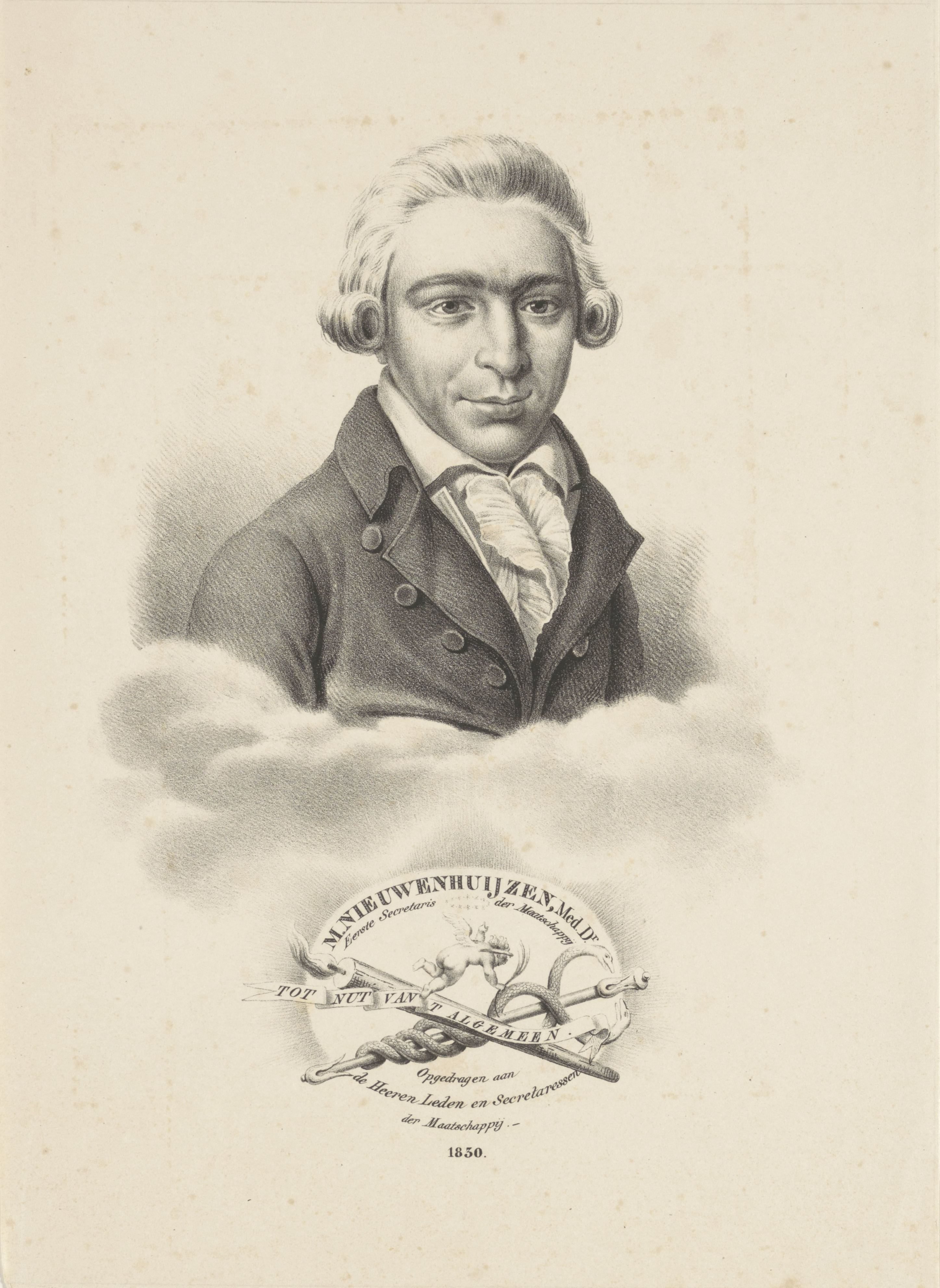 Portret van M. Nieuwenhuyzen