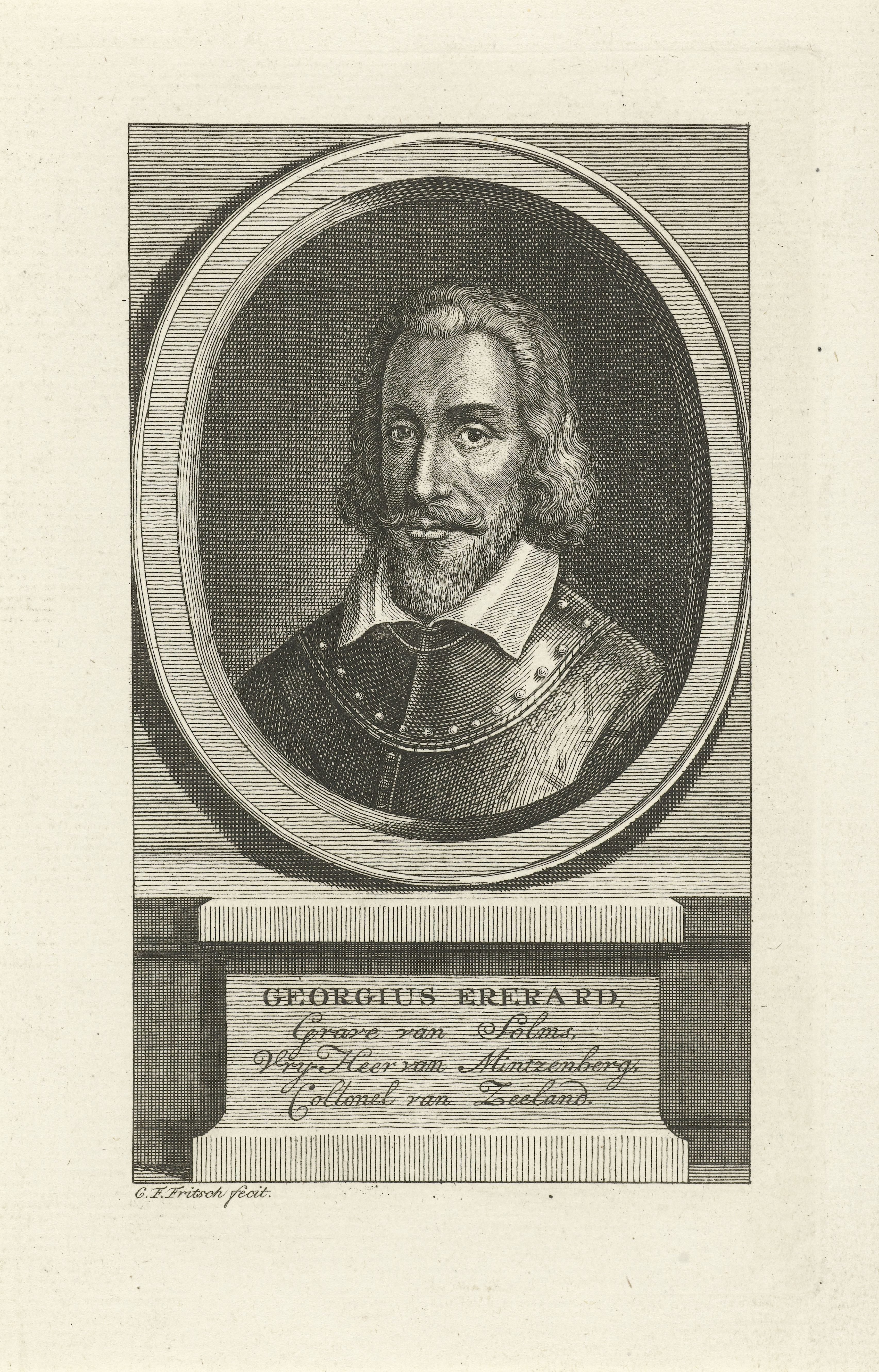 Portret van Eberhard, graaf van Solms
