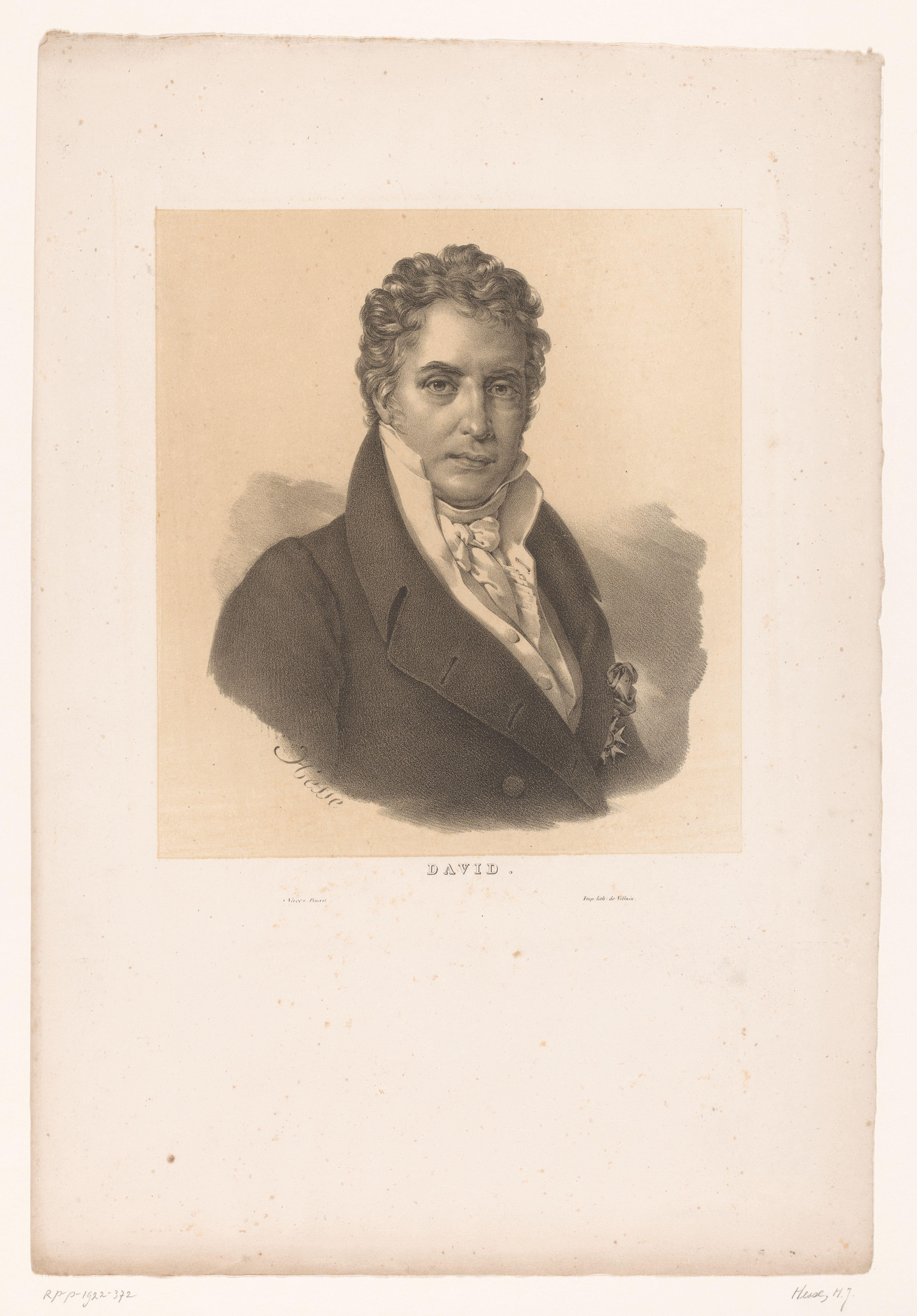 Portret van Jacques-Louis David