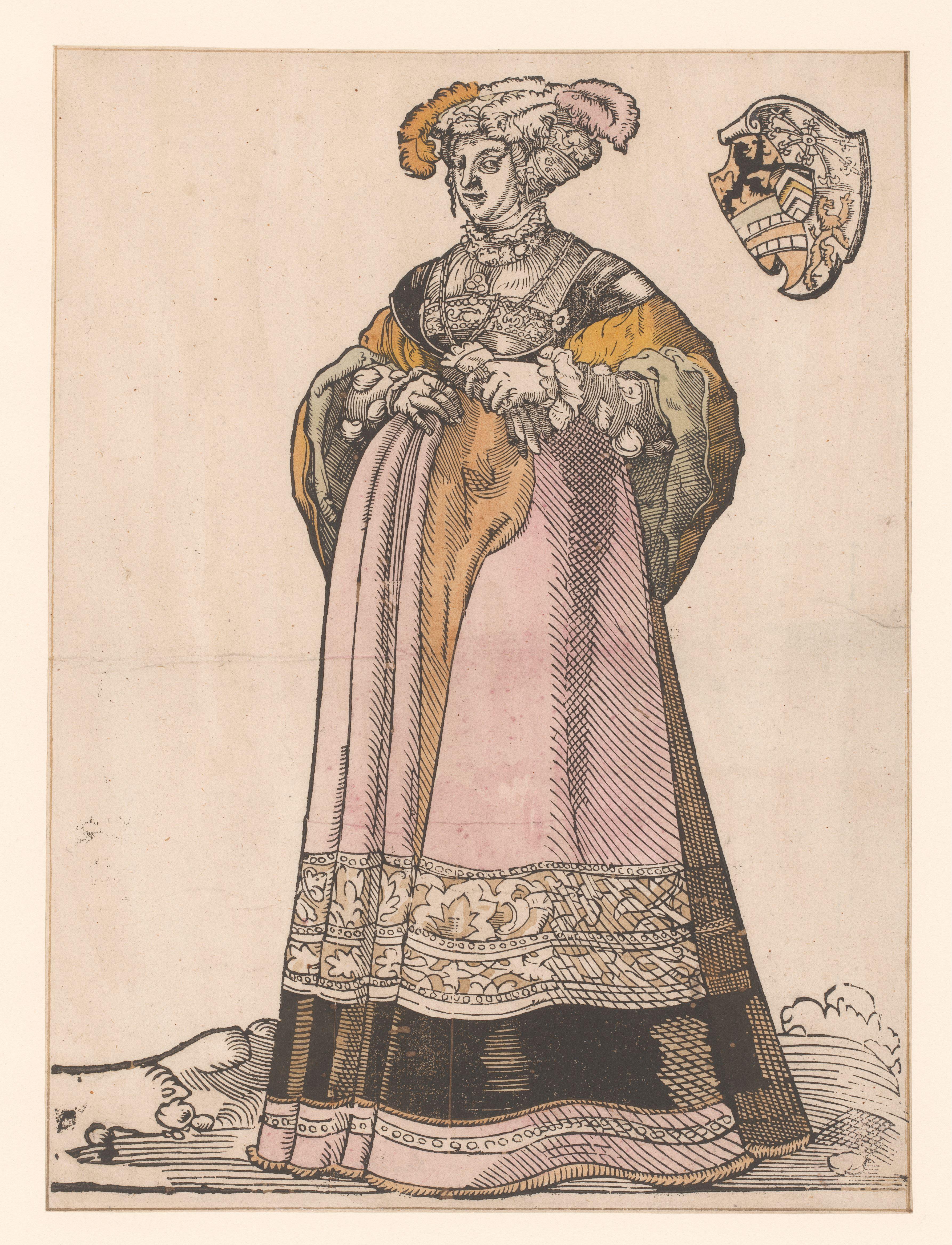 Portret van Sibylla van Kleef