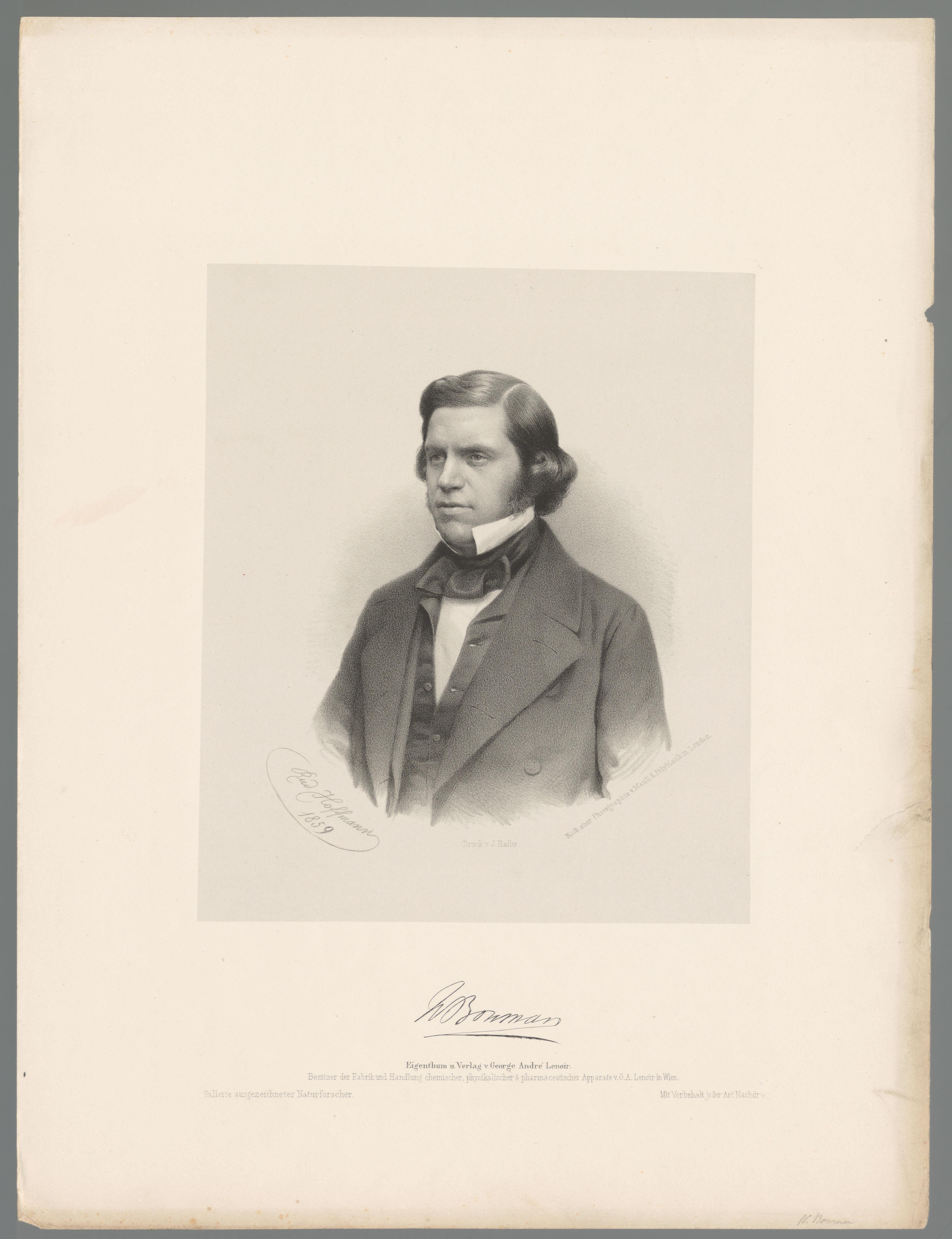 Portret van William Bowman