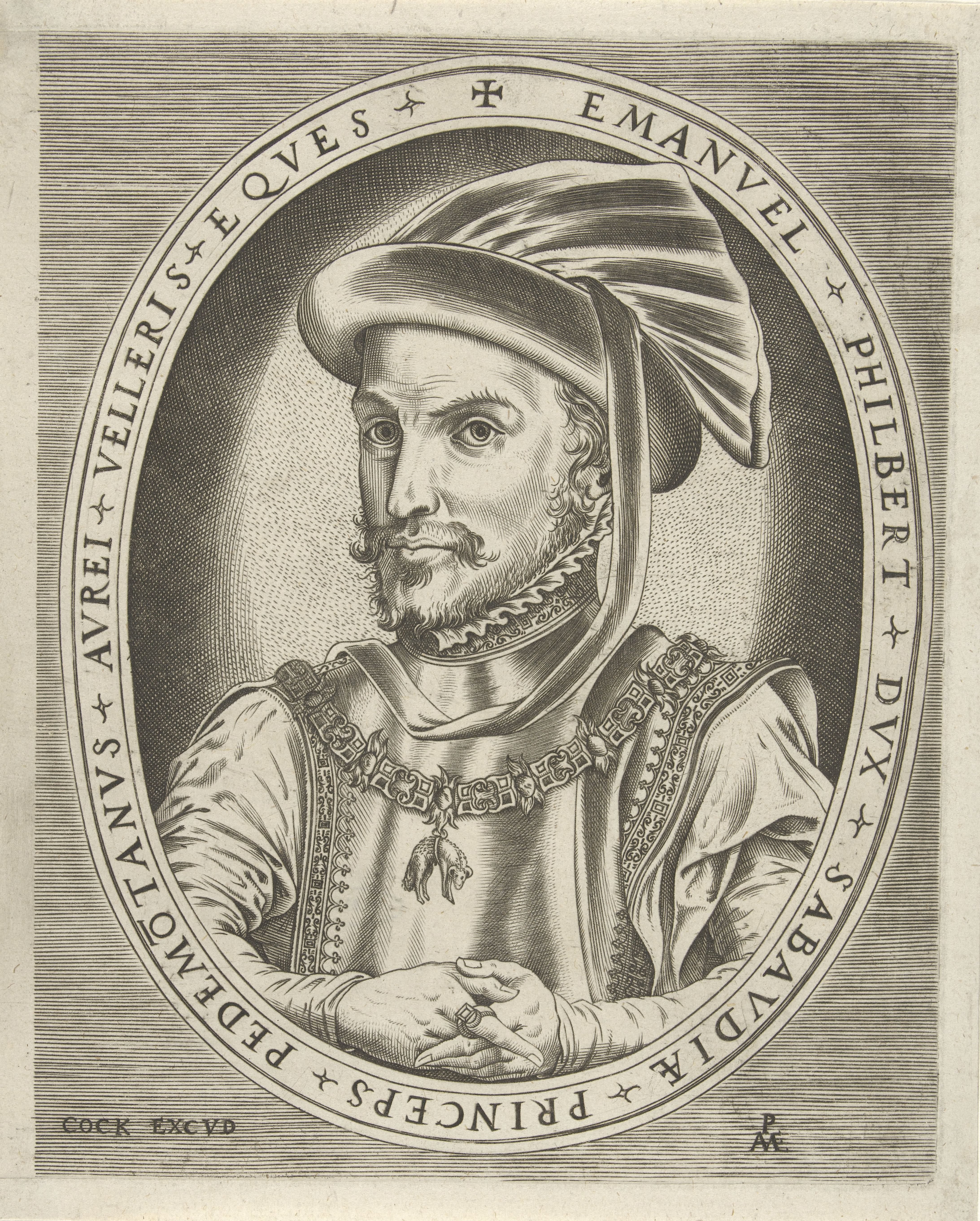 Portret van Emanuel Philibert, hertog van Savoye