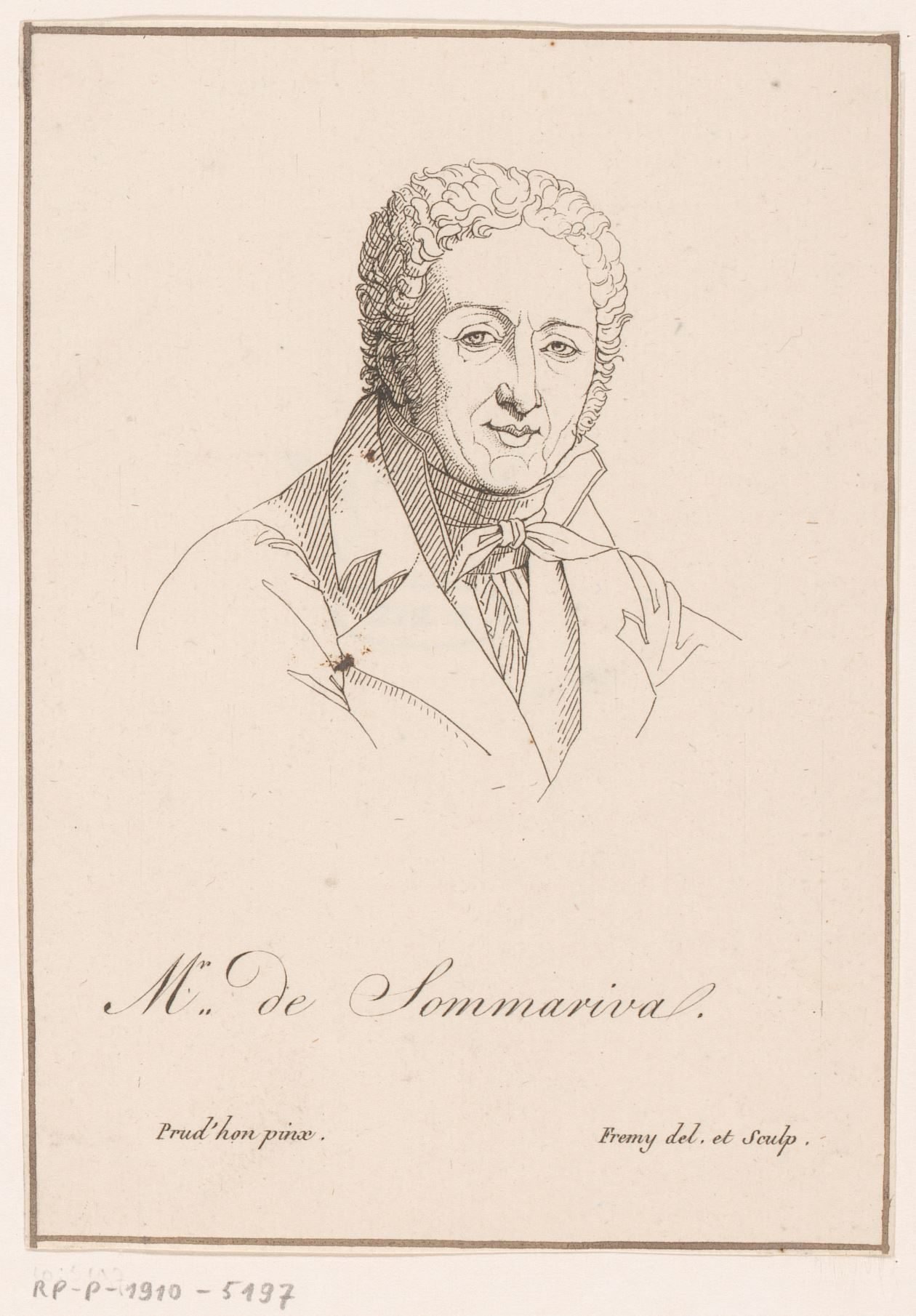 Portret van Gian Battista Sommariva