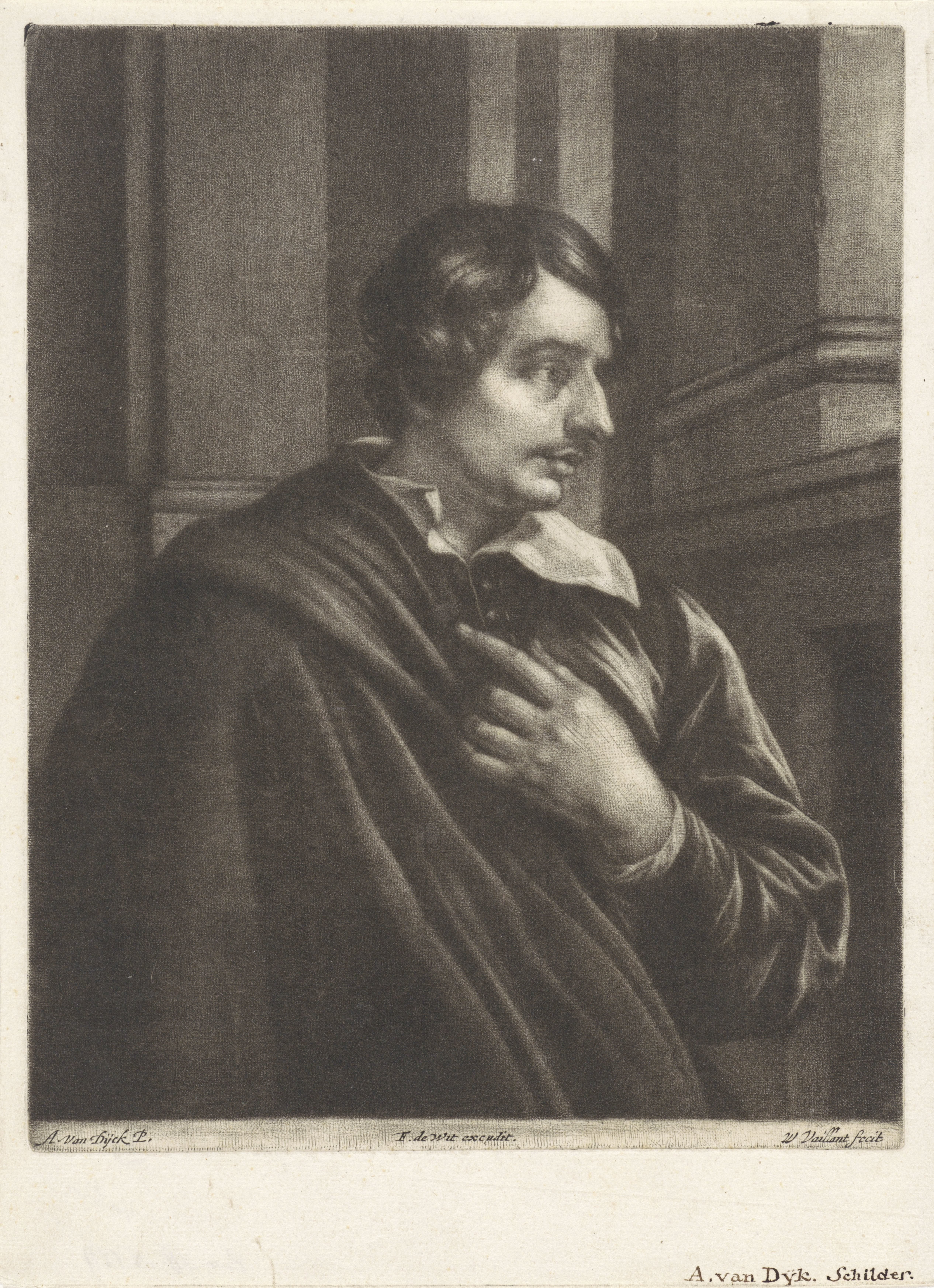 Portret van een man, mogelijk Jean Leclerc