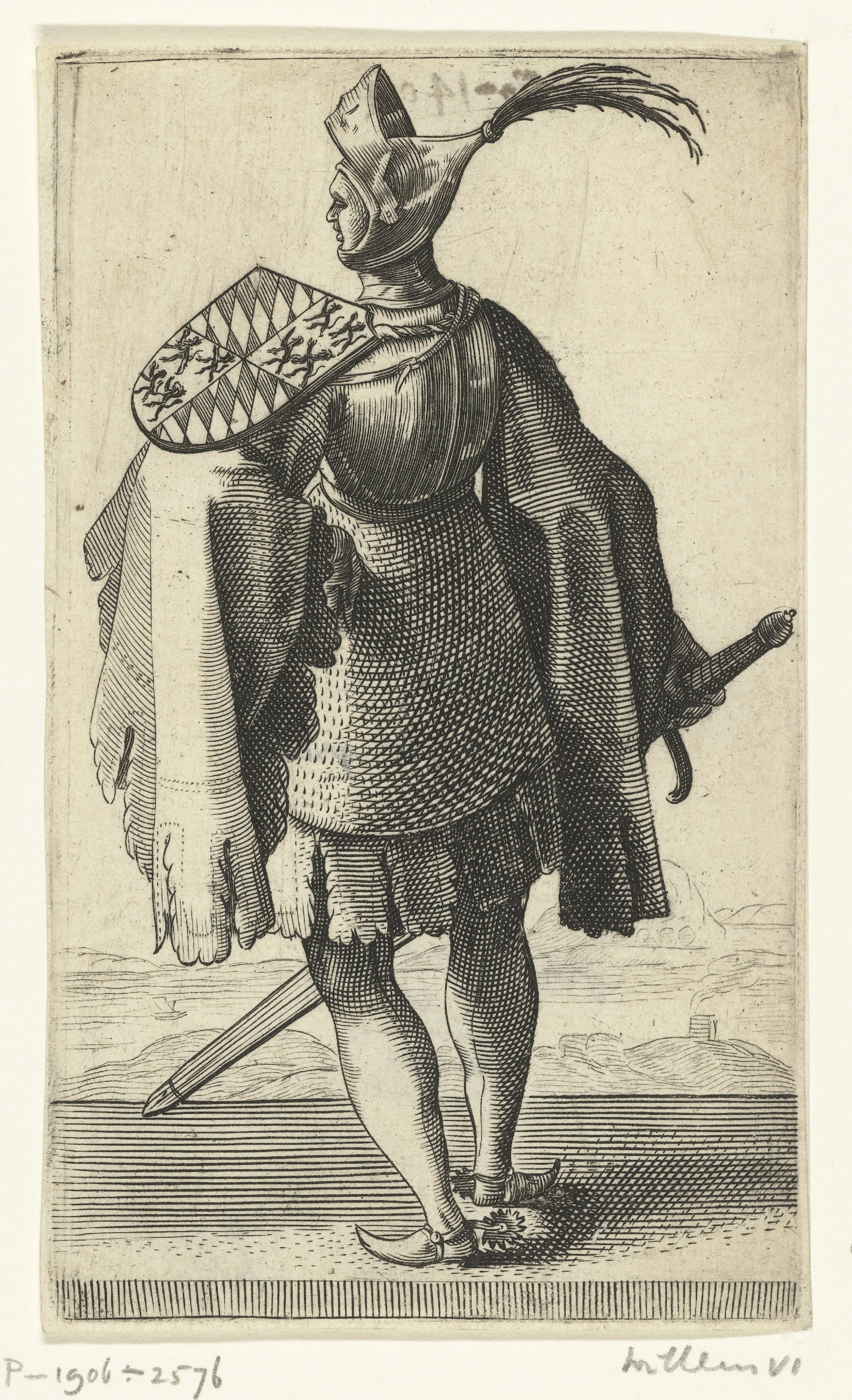 Portret van Willem VI van Beieren, graaf van Holland en Zeeland