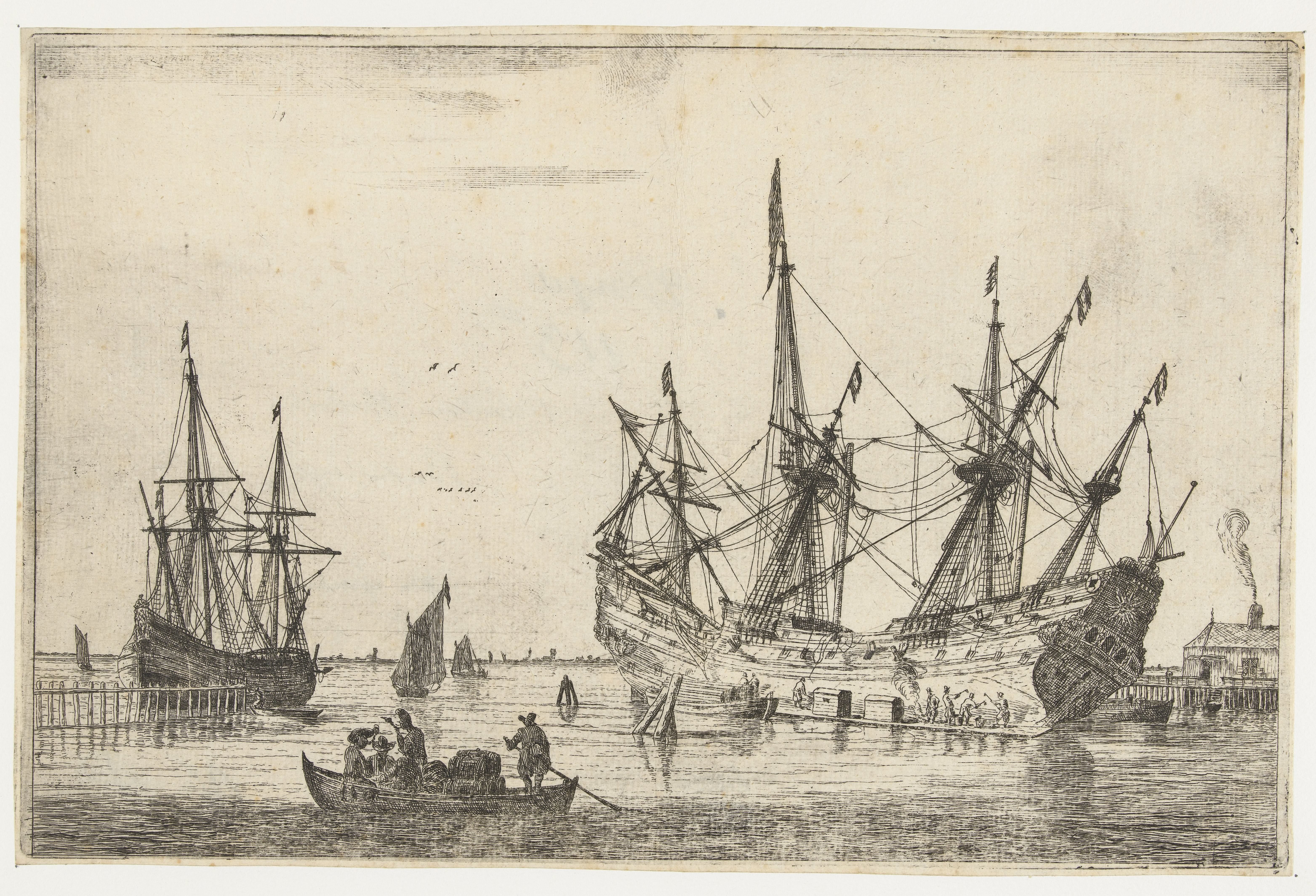 Waterdichtmaken van de romp van een schip
