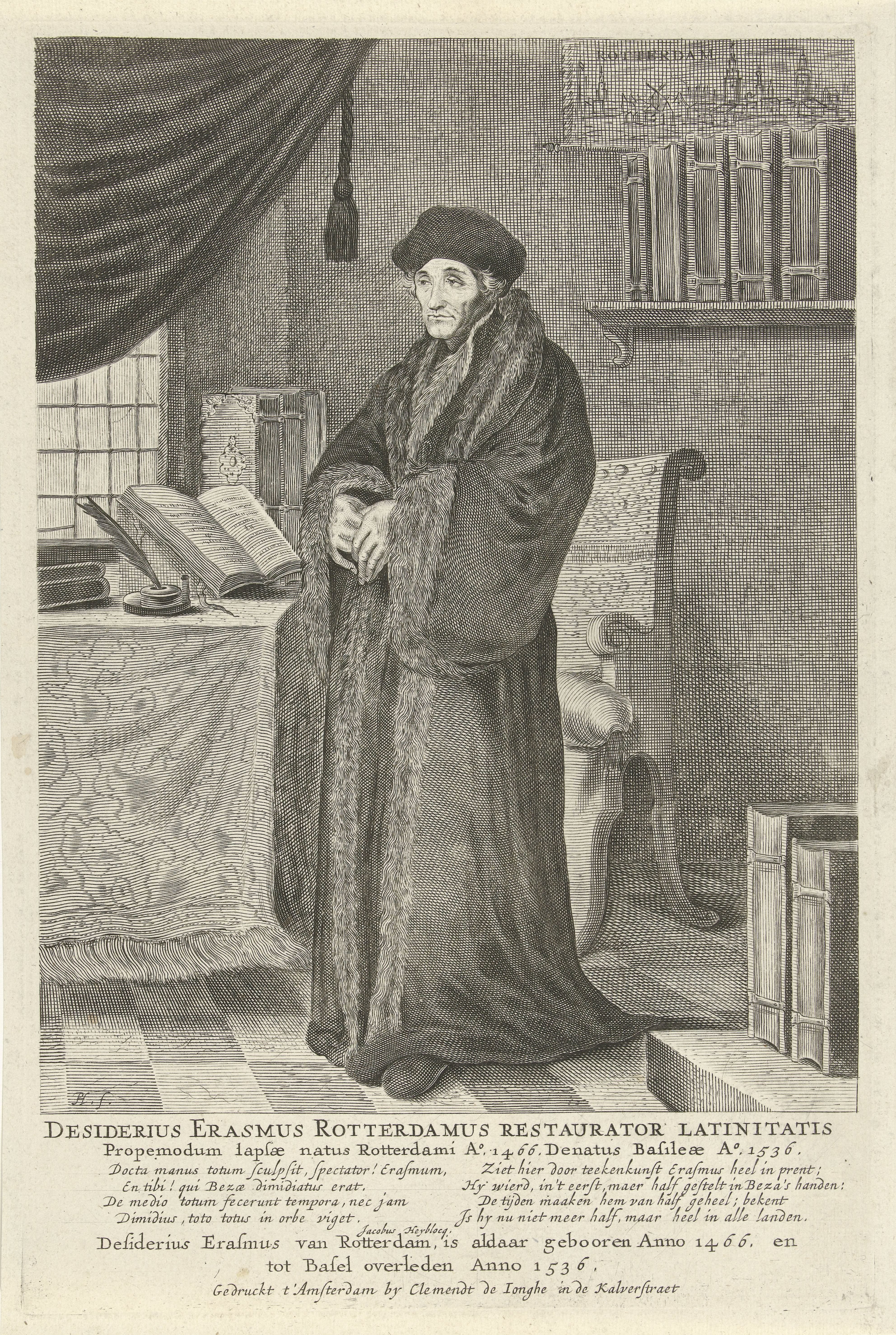 Portret van Desiderius Erasmus