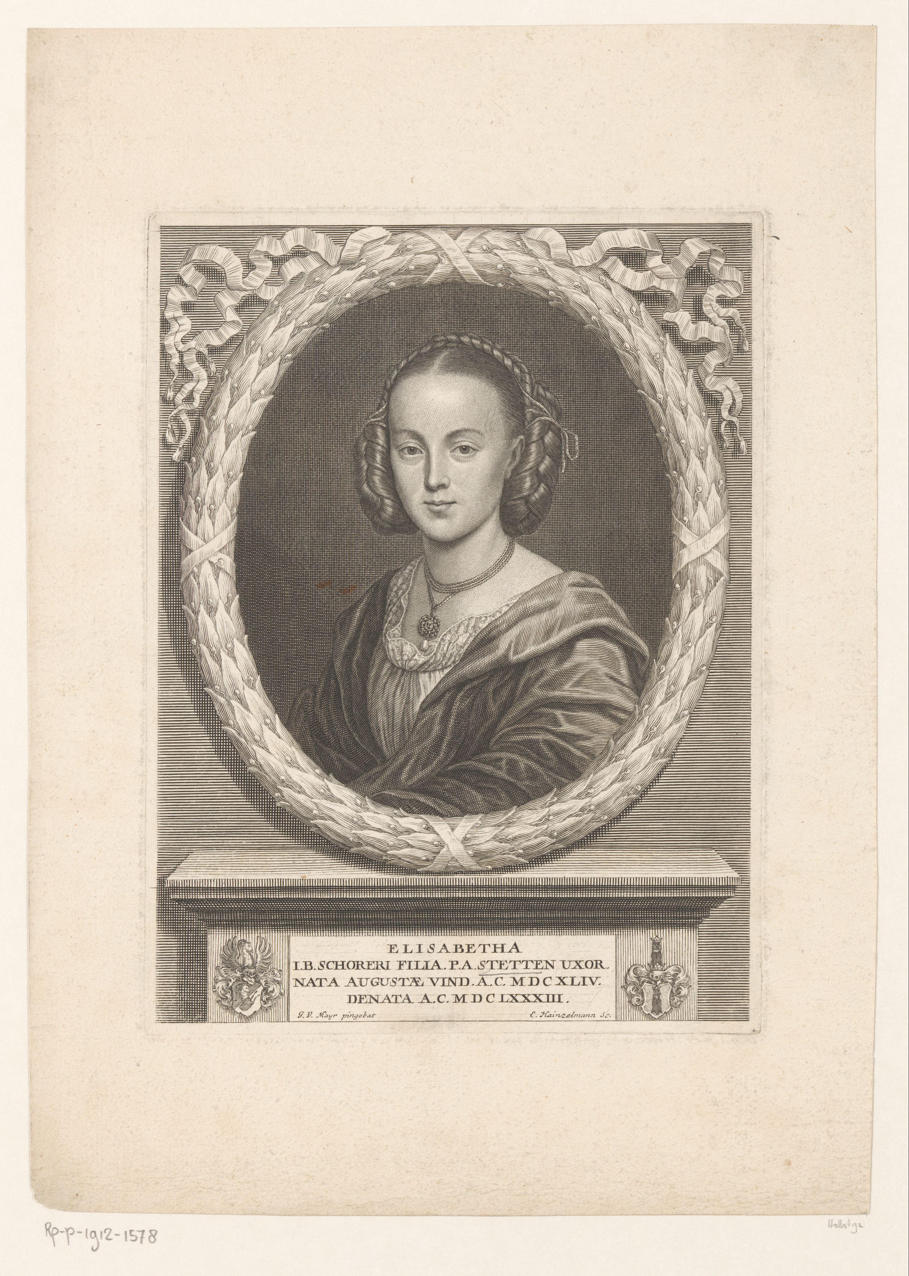 Portret van Elisabeth von Stetten