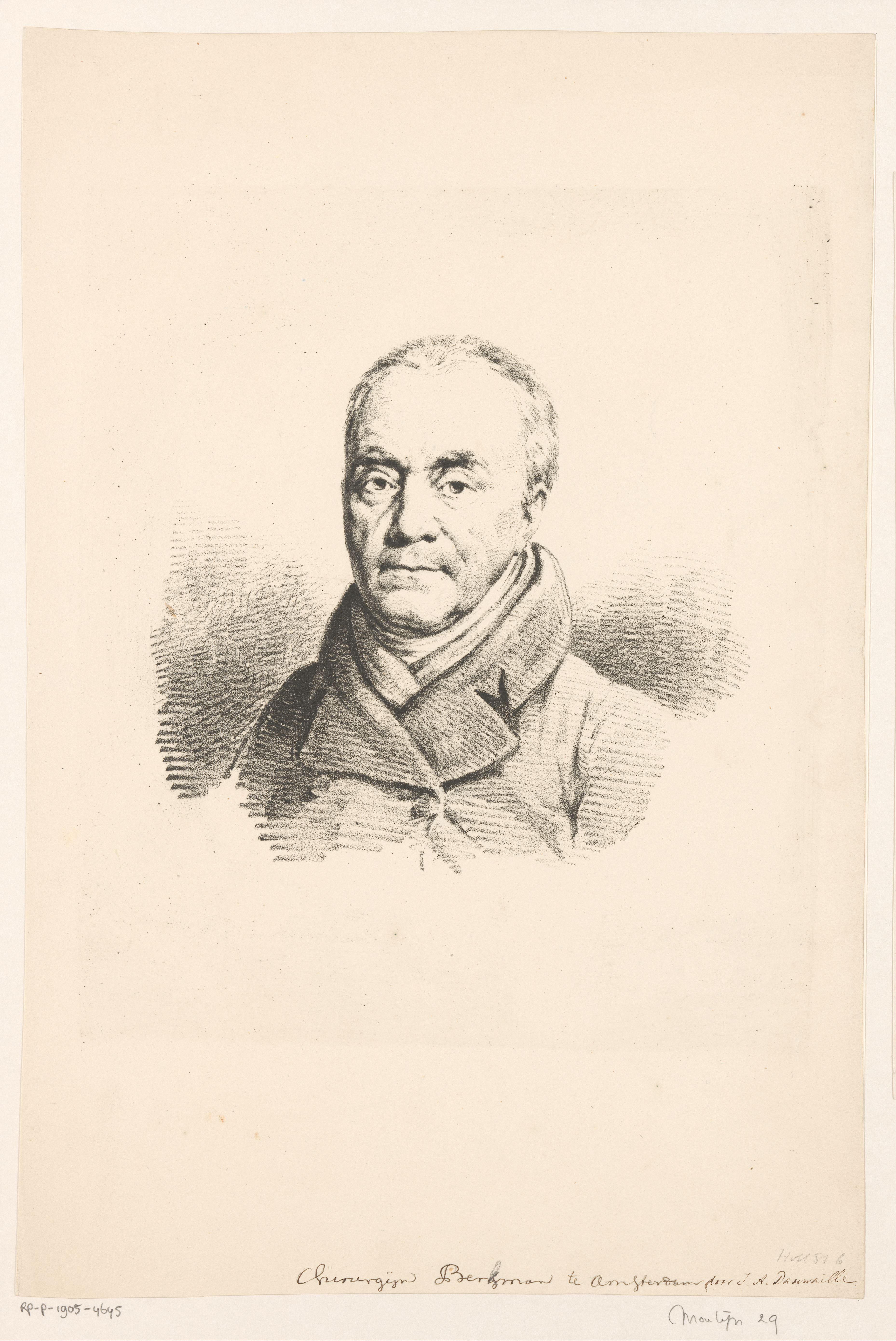 Portret van Hendrik Berkman