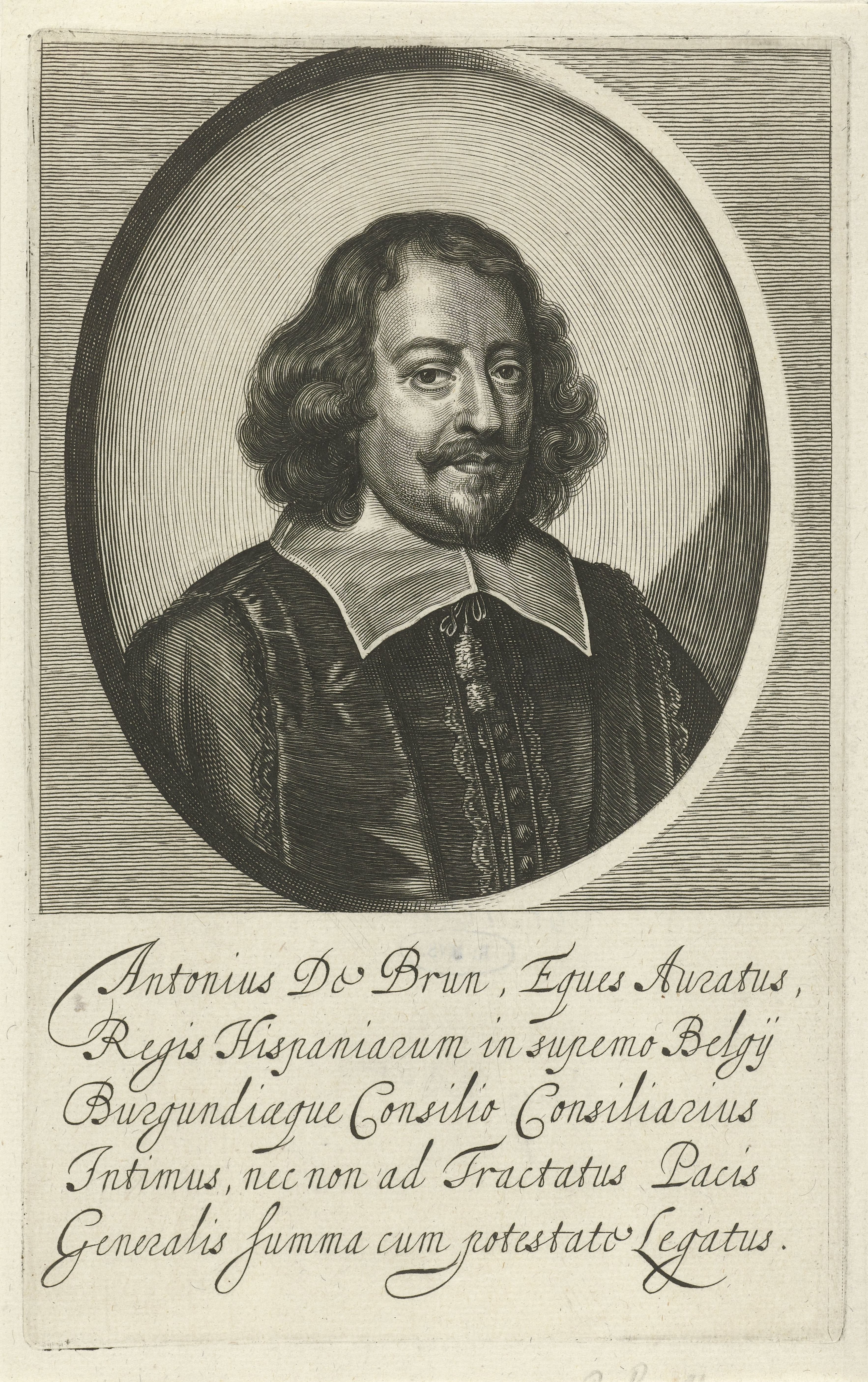 Portret van Antoine Brun