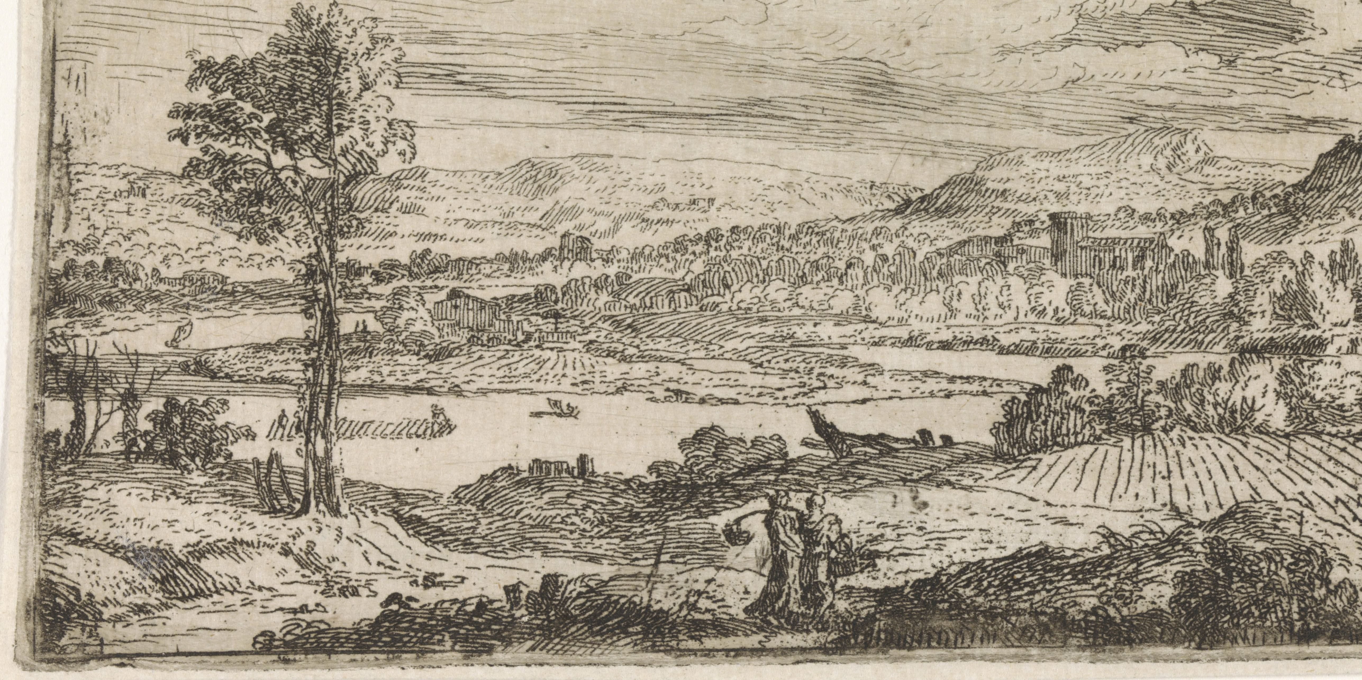 Landschap met rivier