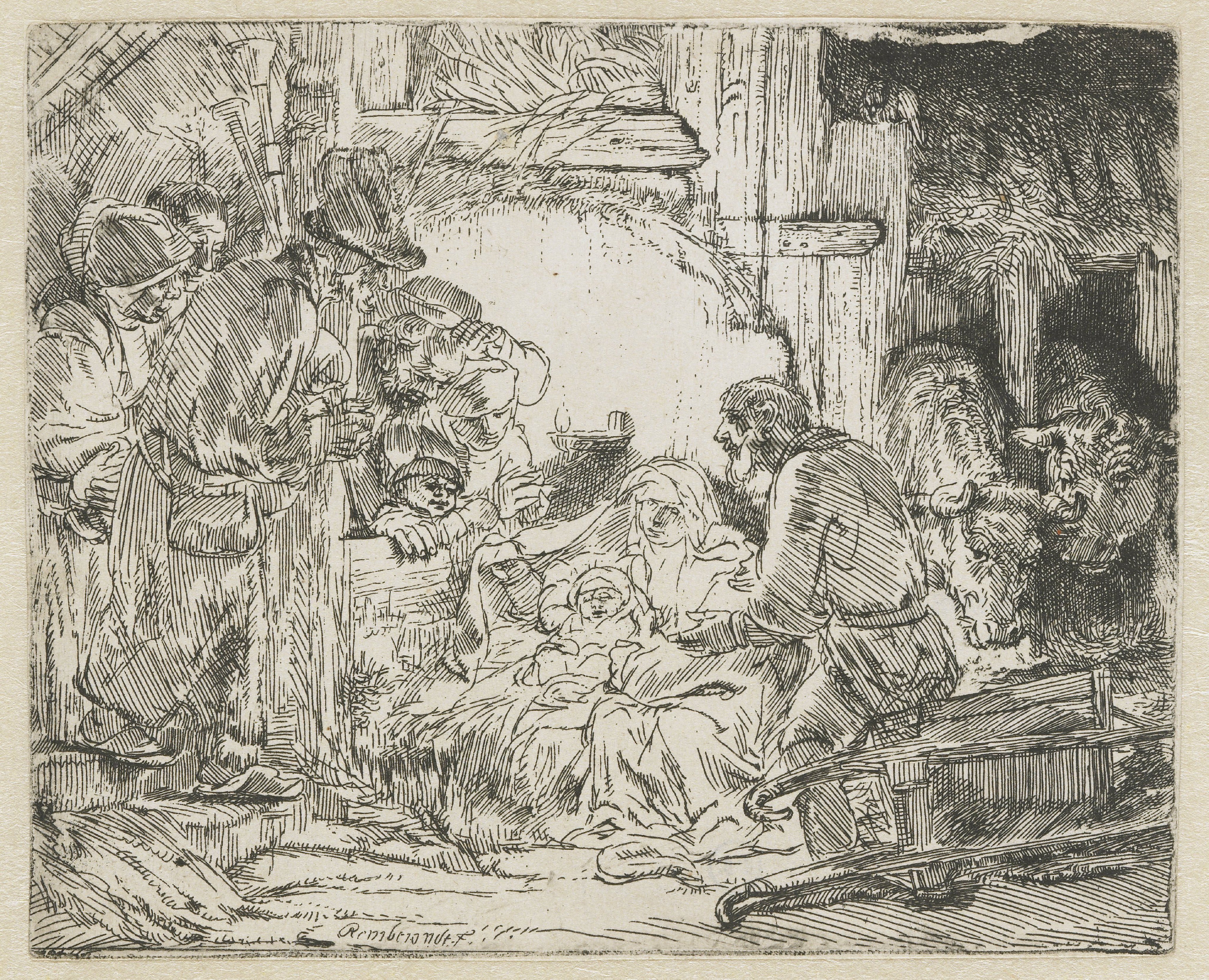 The adoration of the shepherds: with the lamp