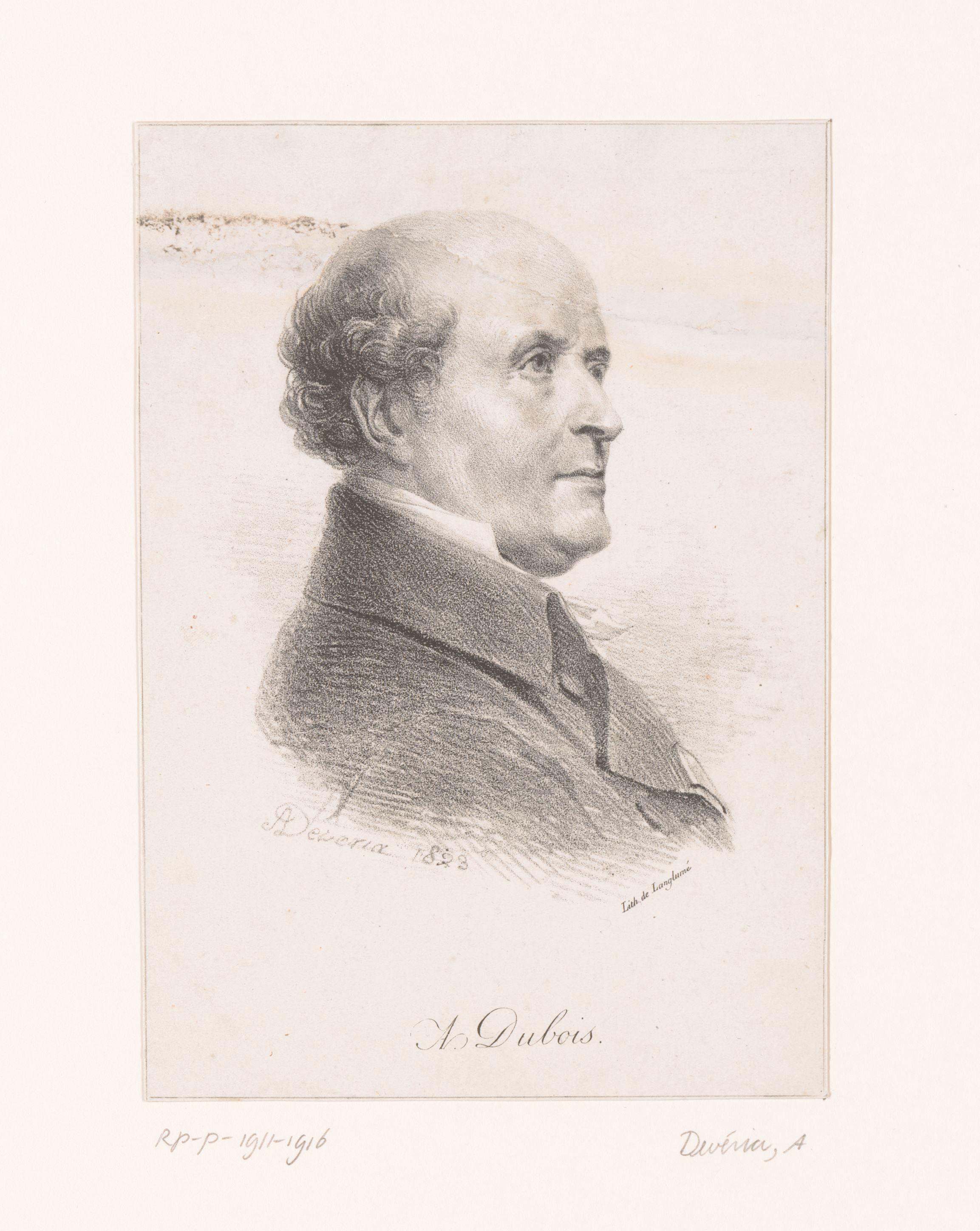 Portret van Alexandre Du Bois