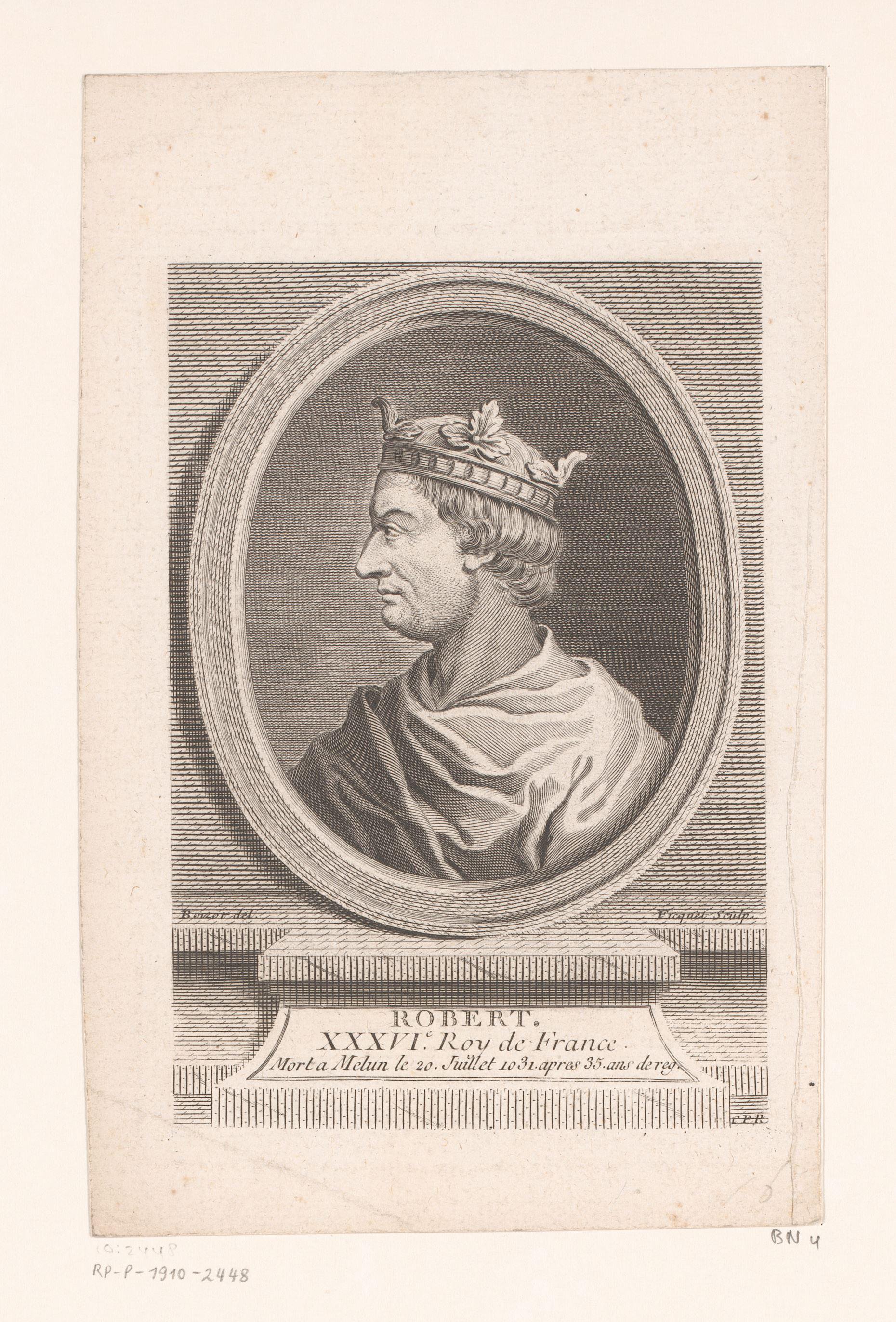 Portret van Robert II van Frankrijk