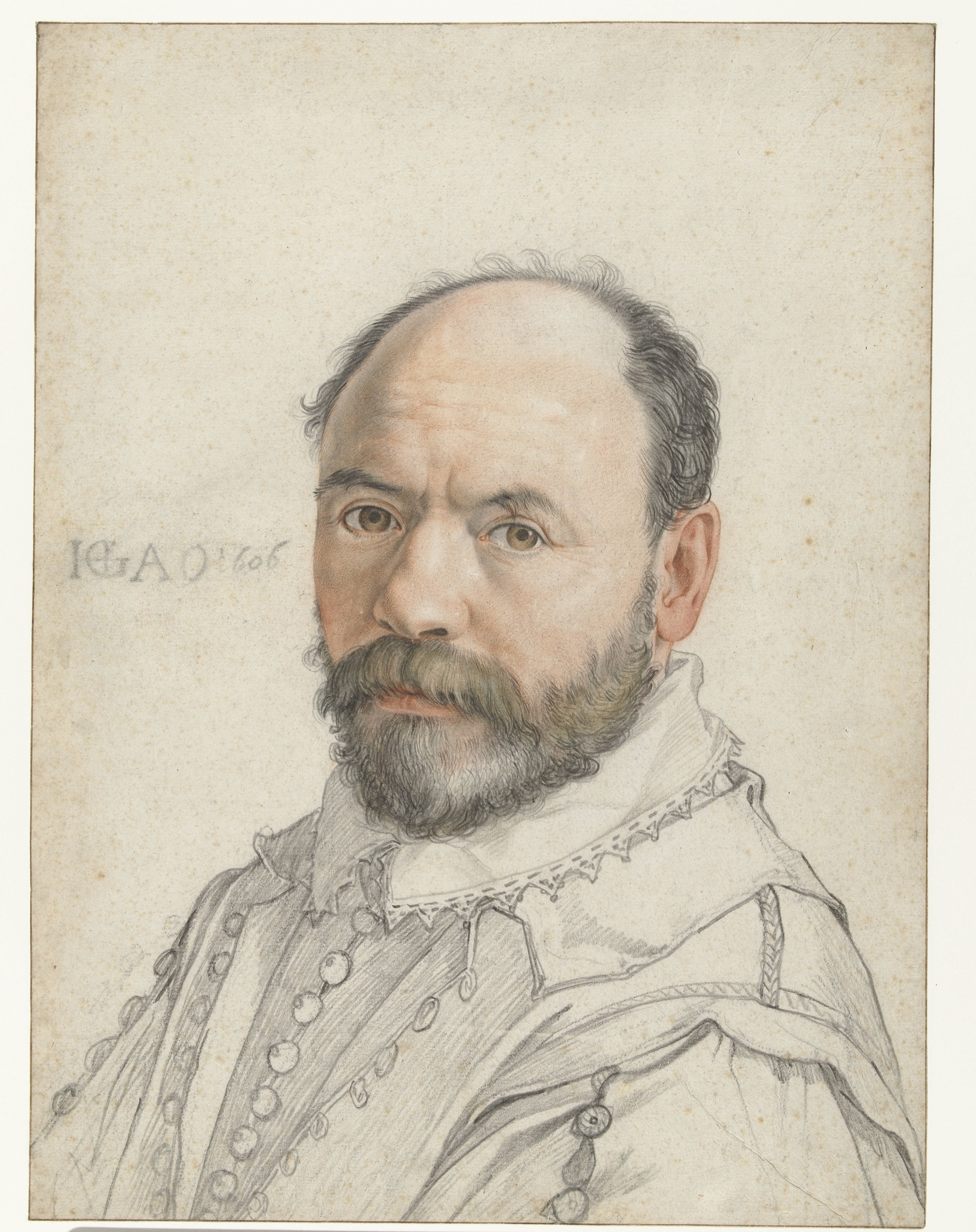 Portret van Pierre Francheville (Francavilla)