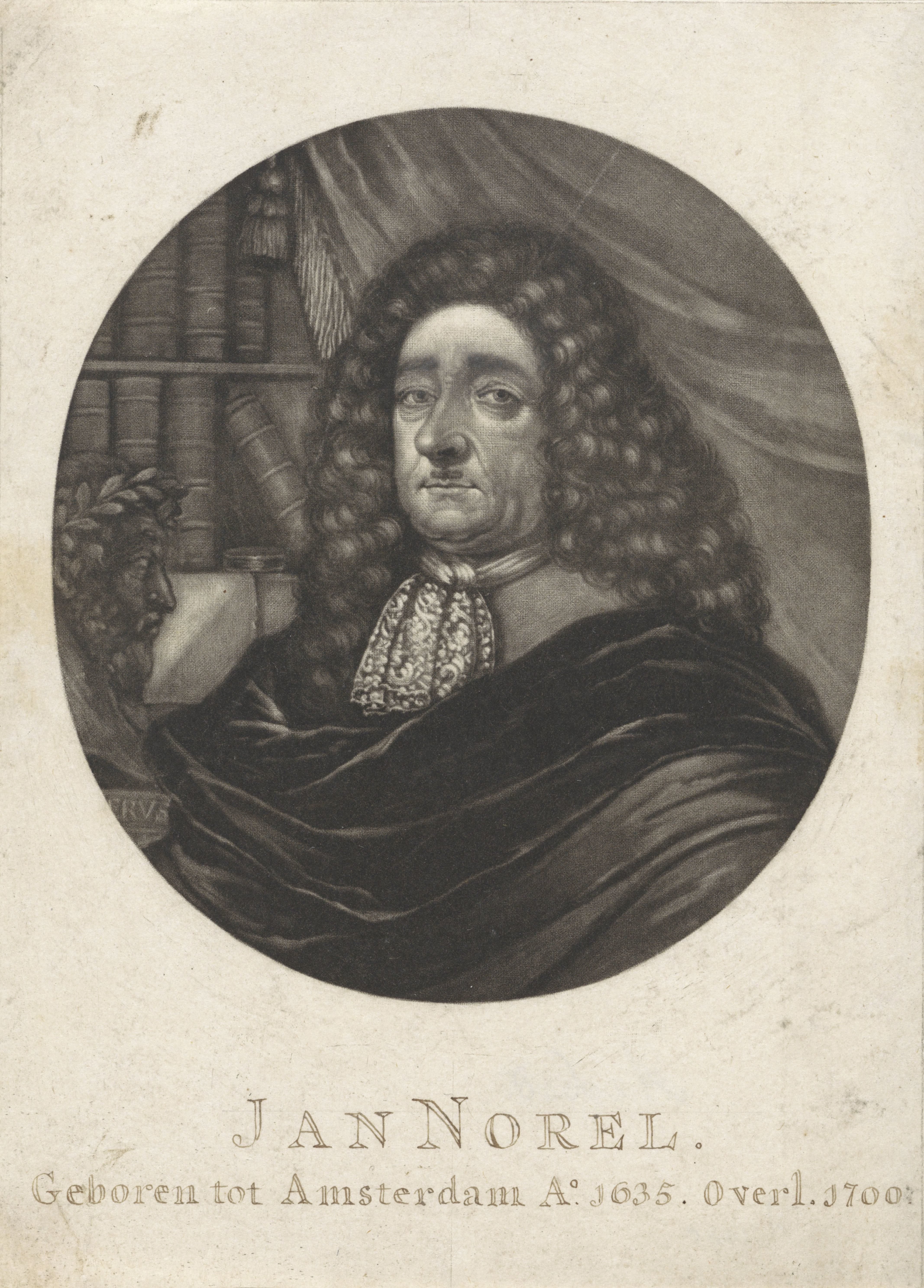 Portret van de dichter Jan Norel