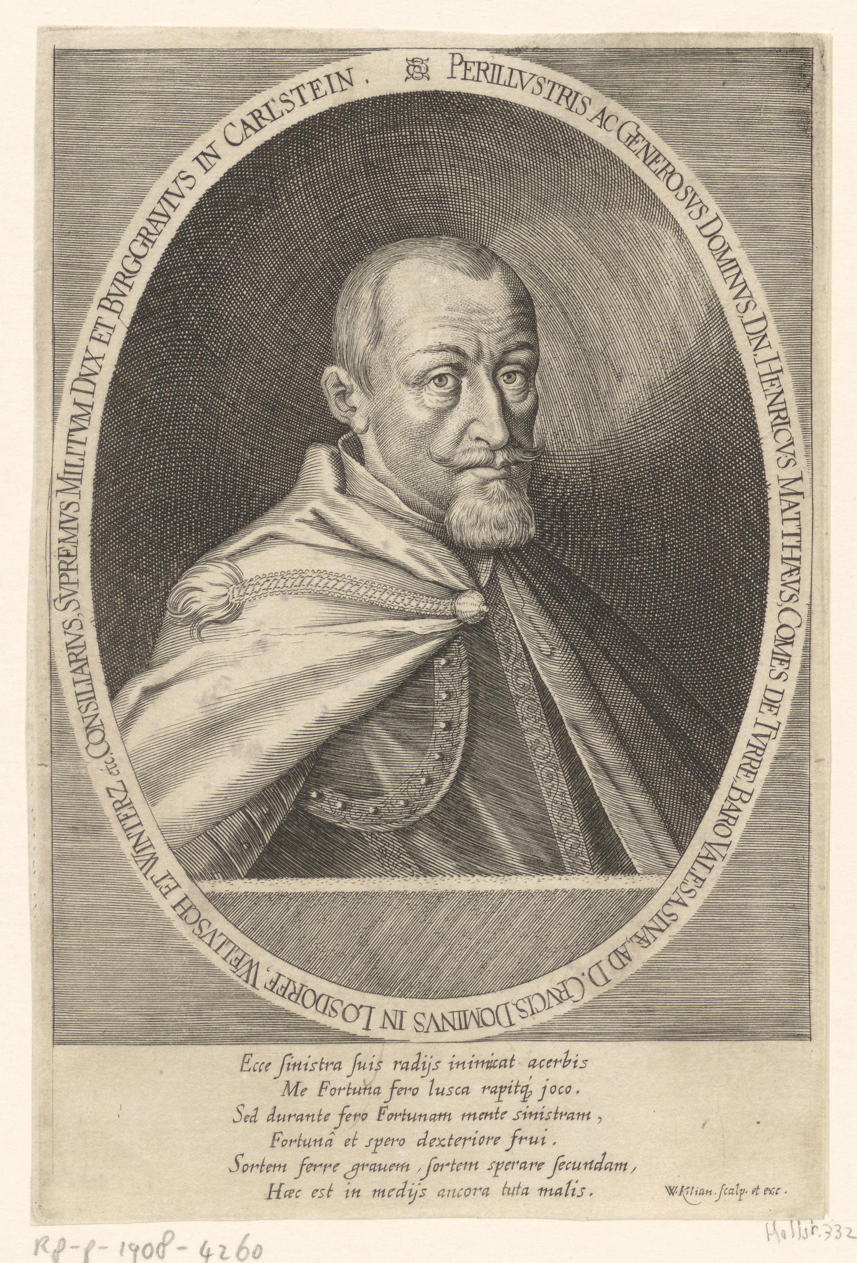 Portret van Heinrich Matthias von Thurn-Valsassina