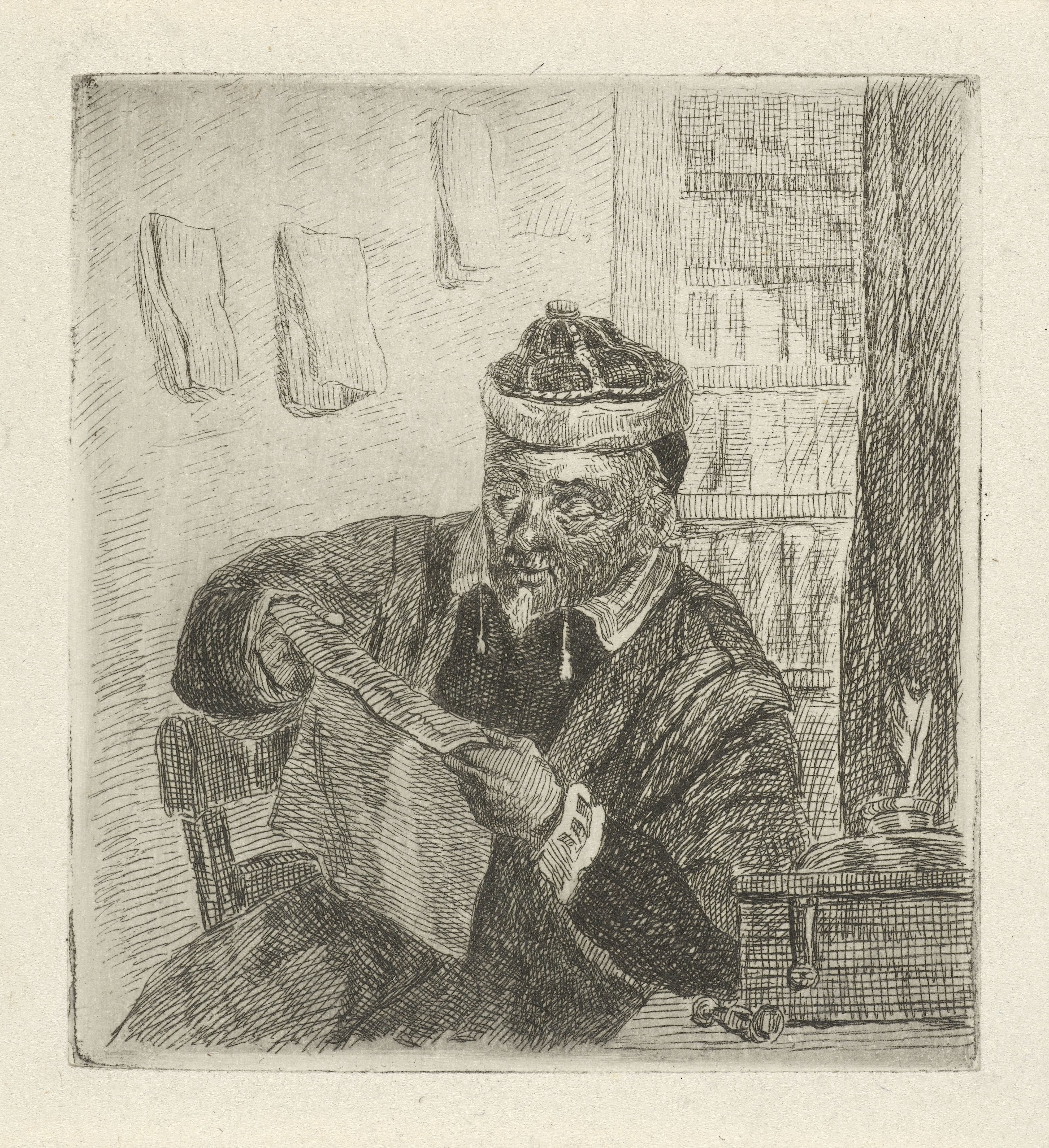Lezende man