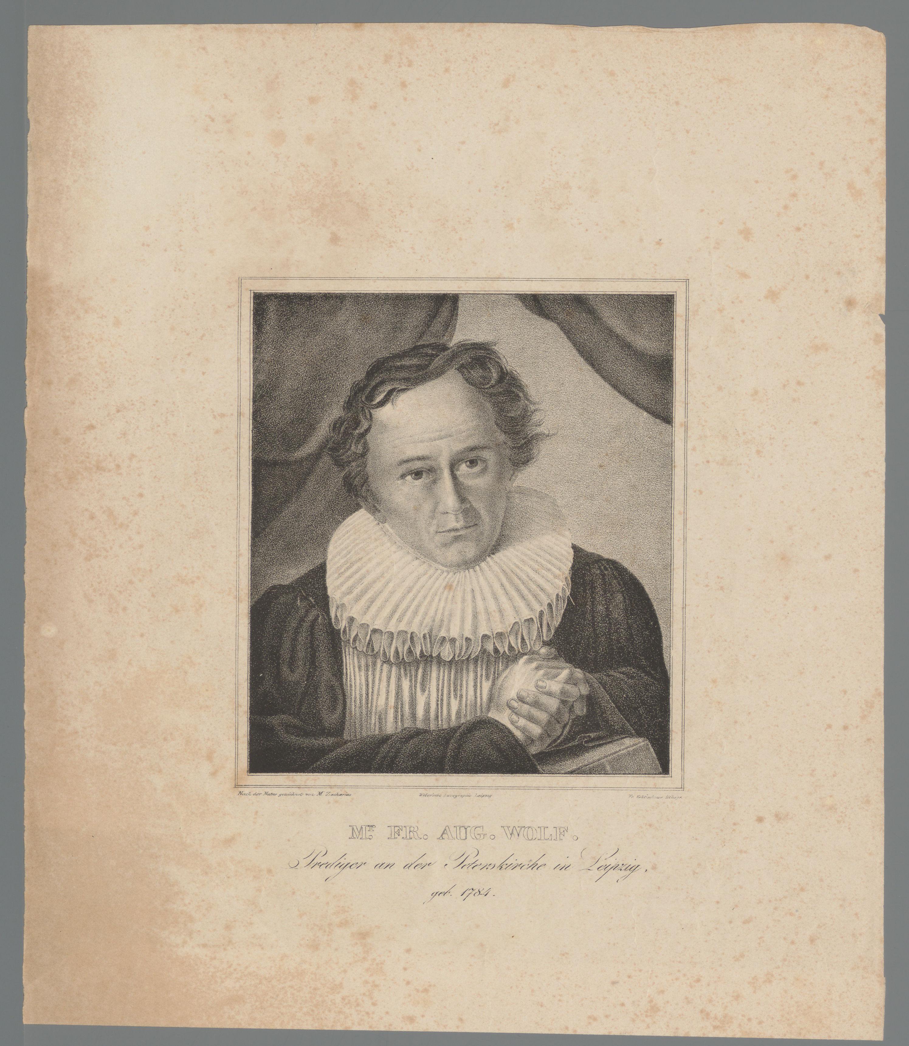 Portret van Friedrich August Wolf