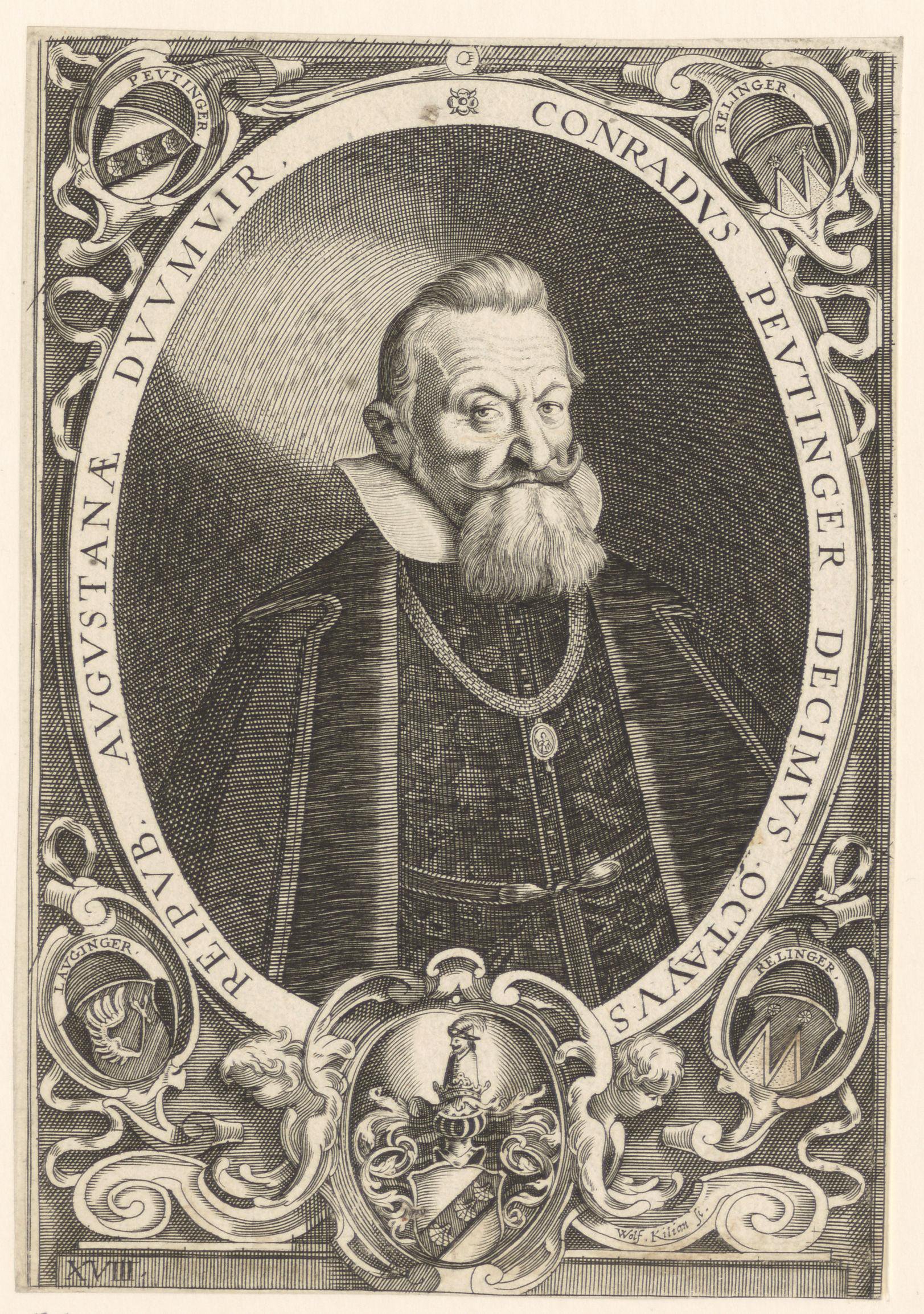 Portret van Conrad Peutinger
