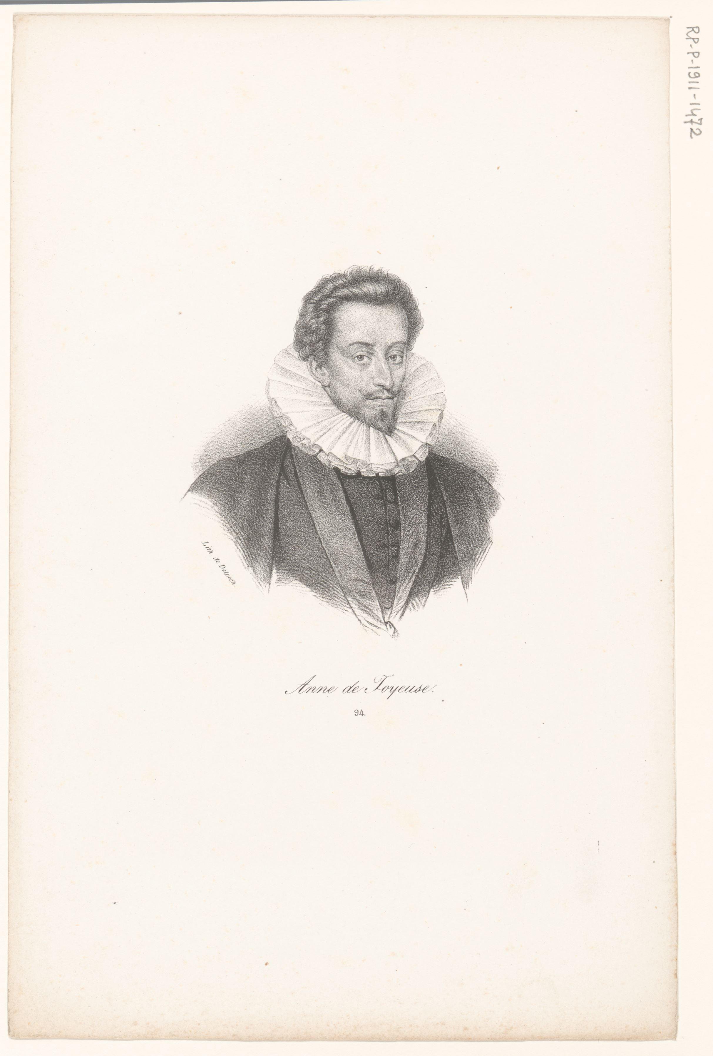 Portret van Anne de Joyeuse