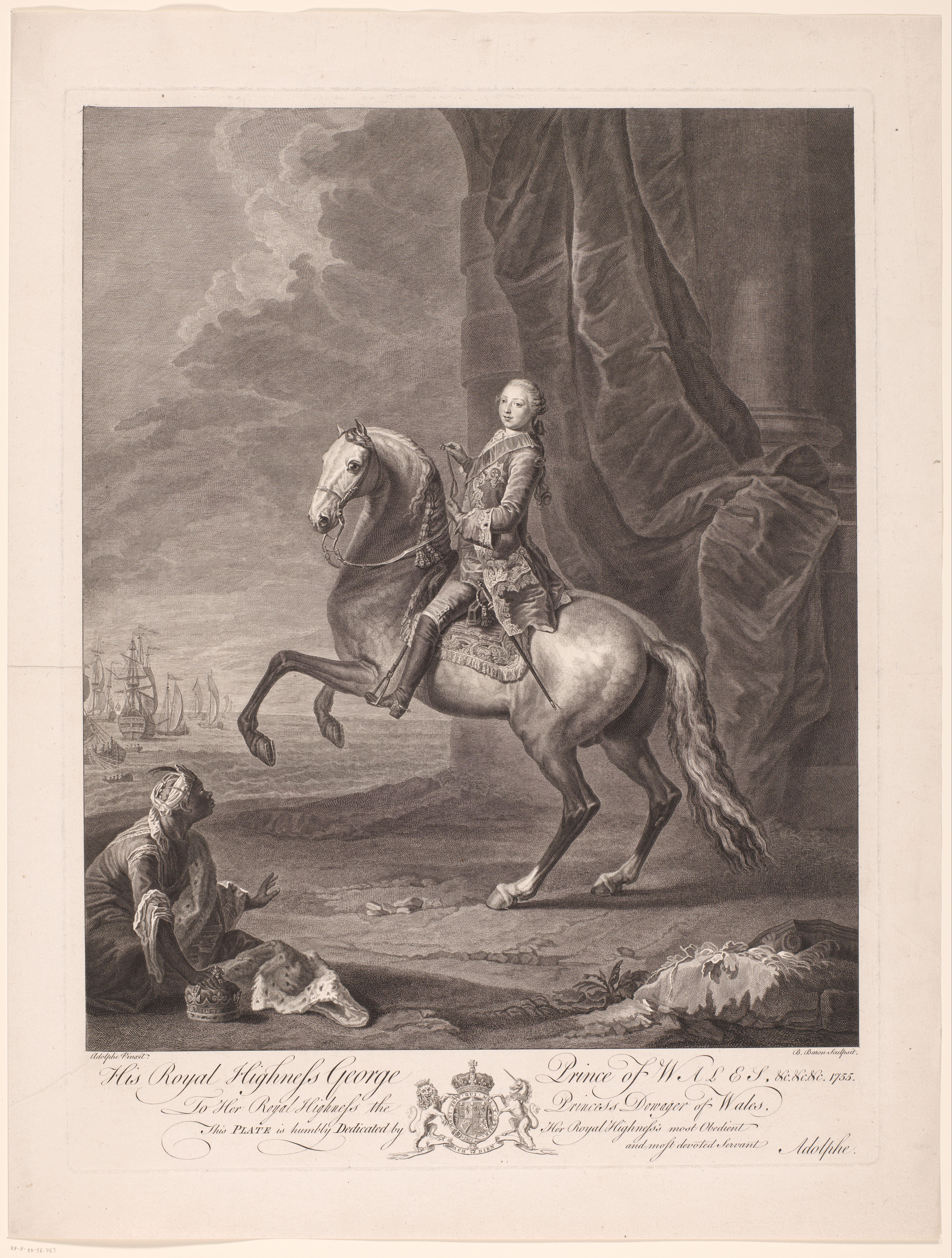 Portret van George III van het Verenigd Koninkrijk