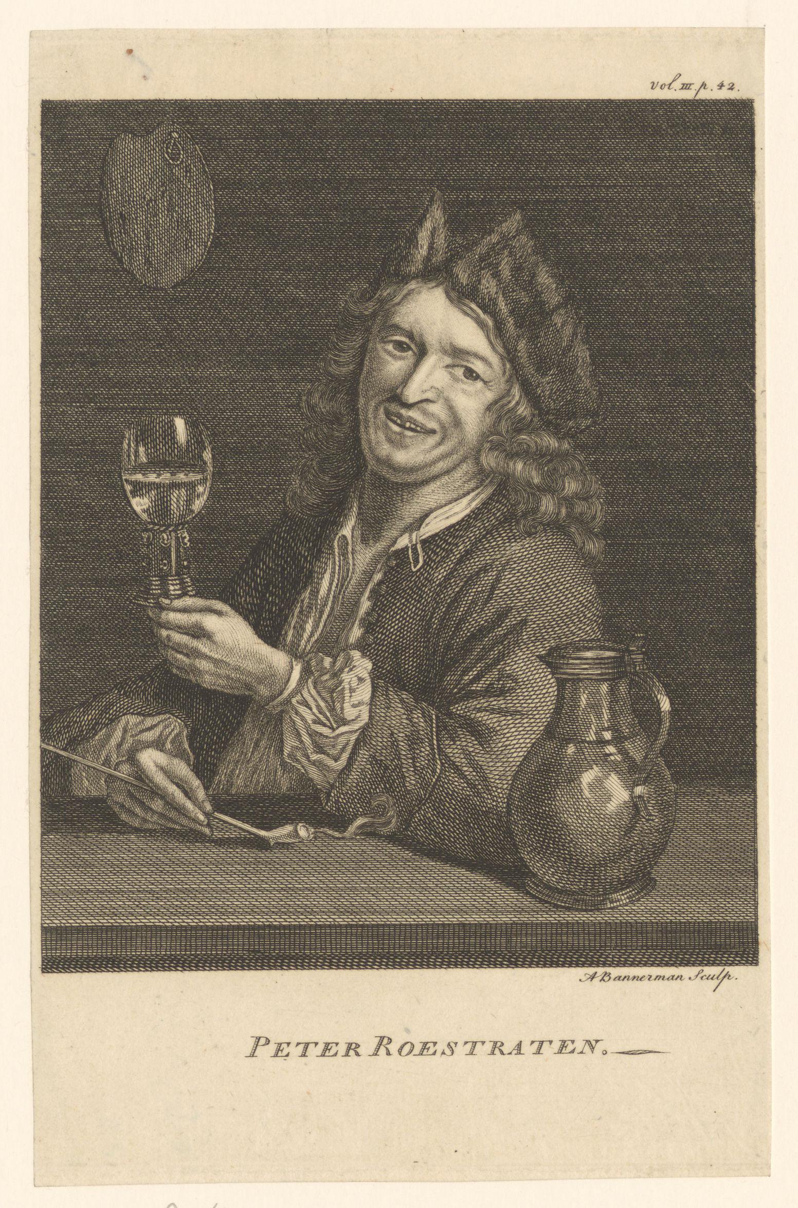 Portret van Pieter Gerritsz. van Roestraeten