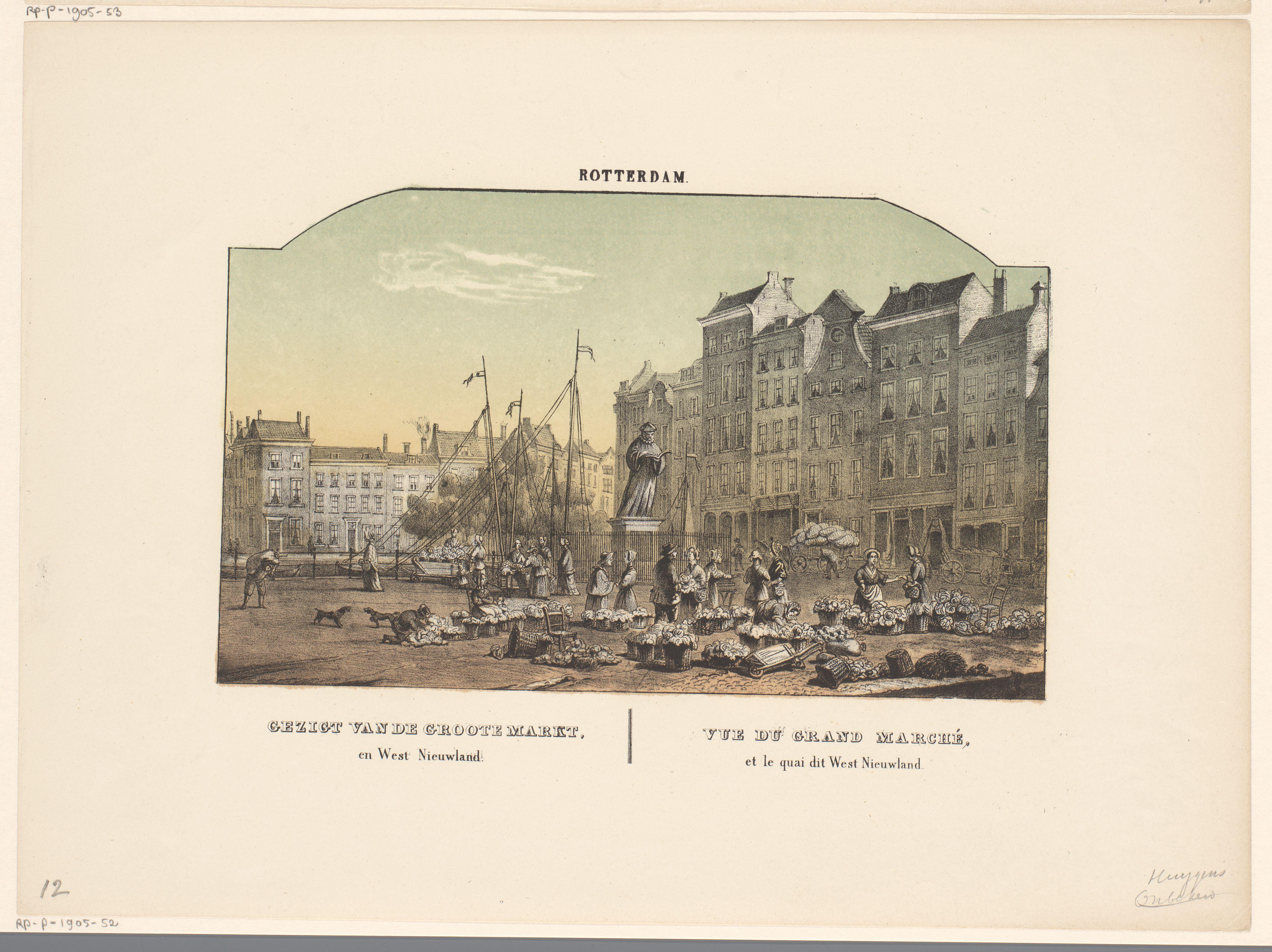 Grote markt in Rotterdam