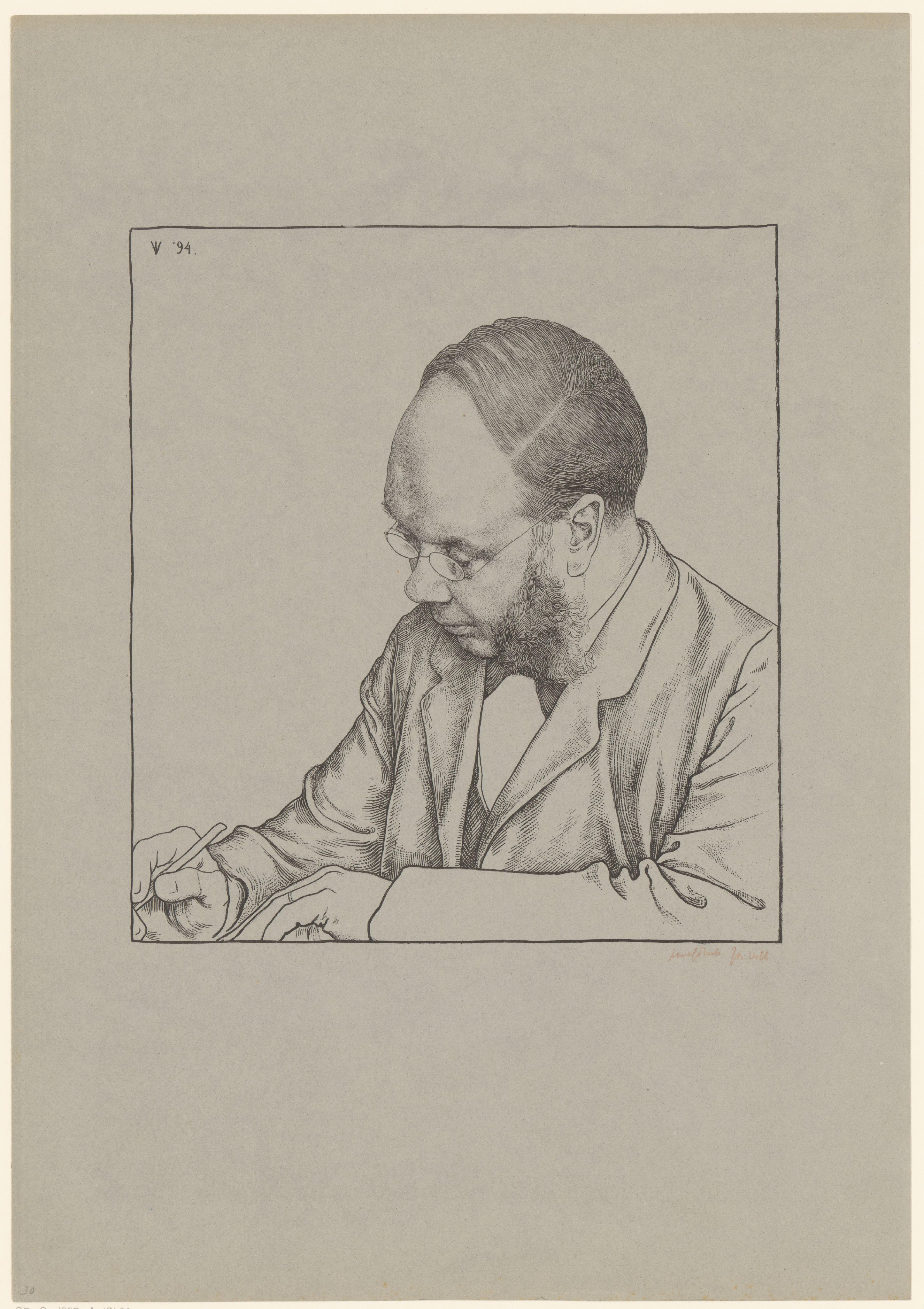 Portret van Nicolaas Gerard Pierson