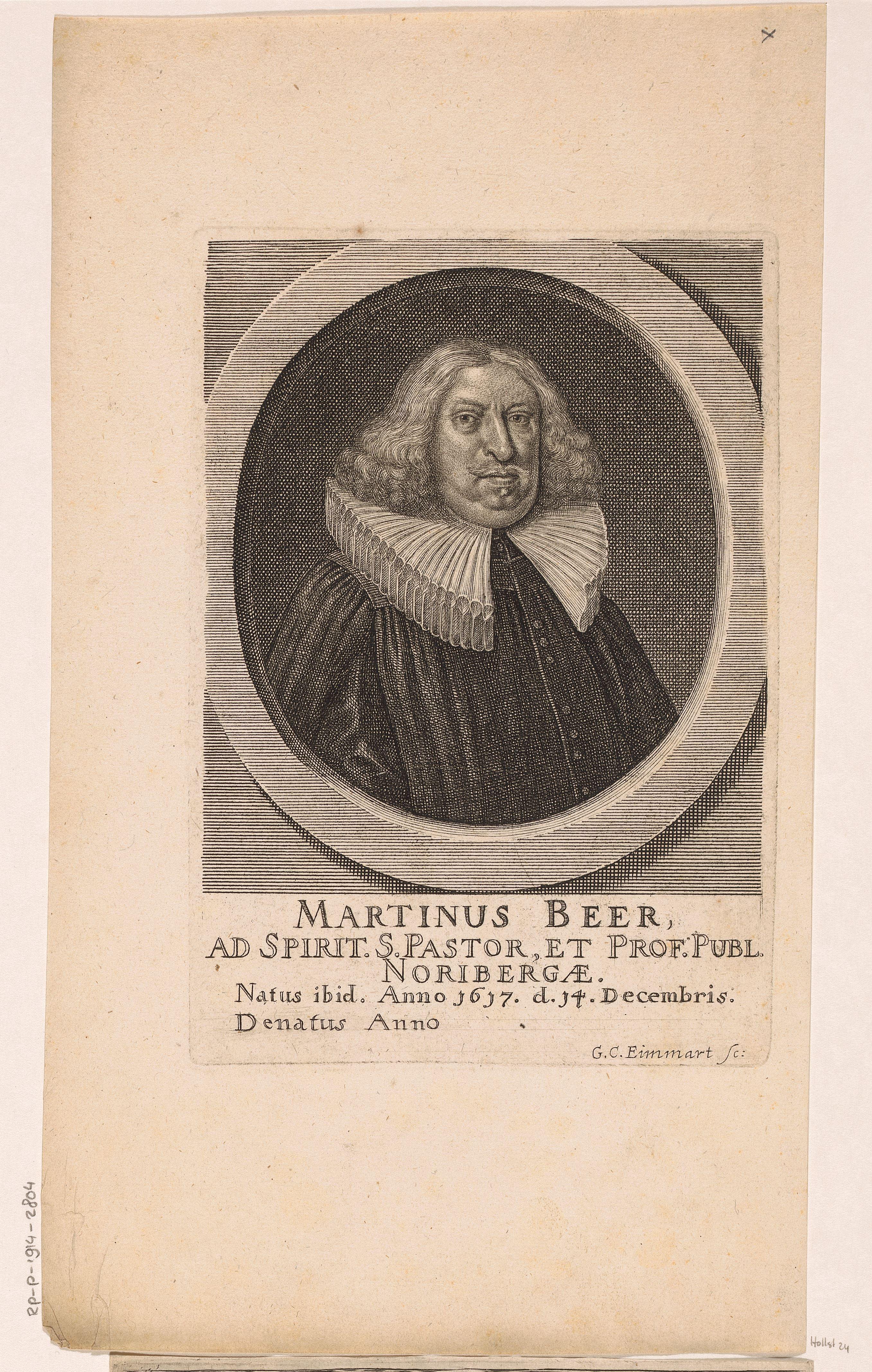 Portret van Martin Beer