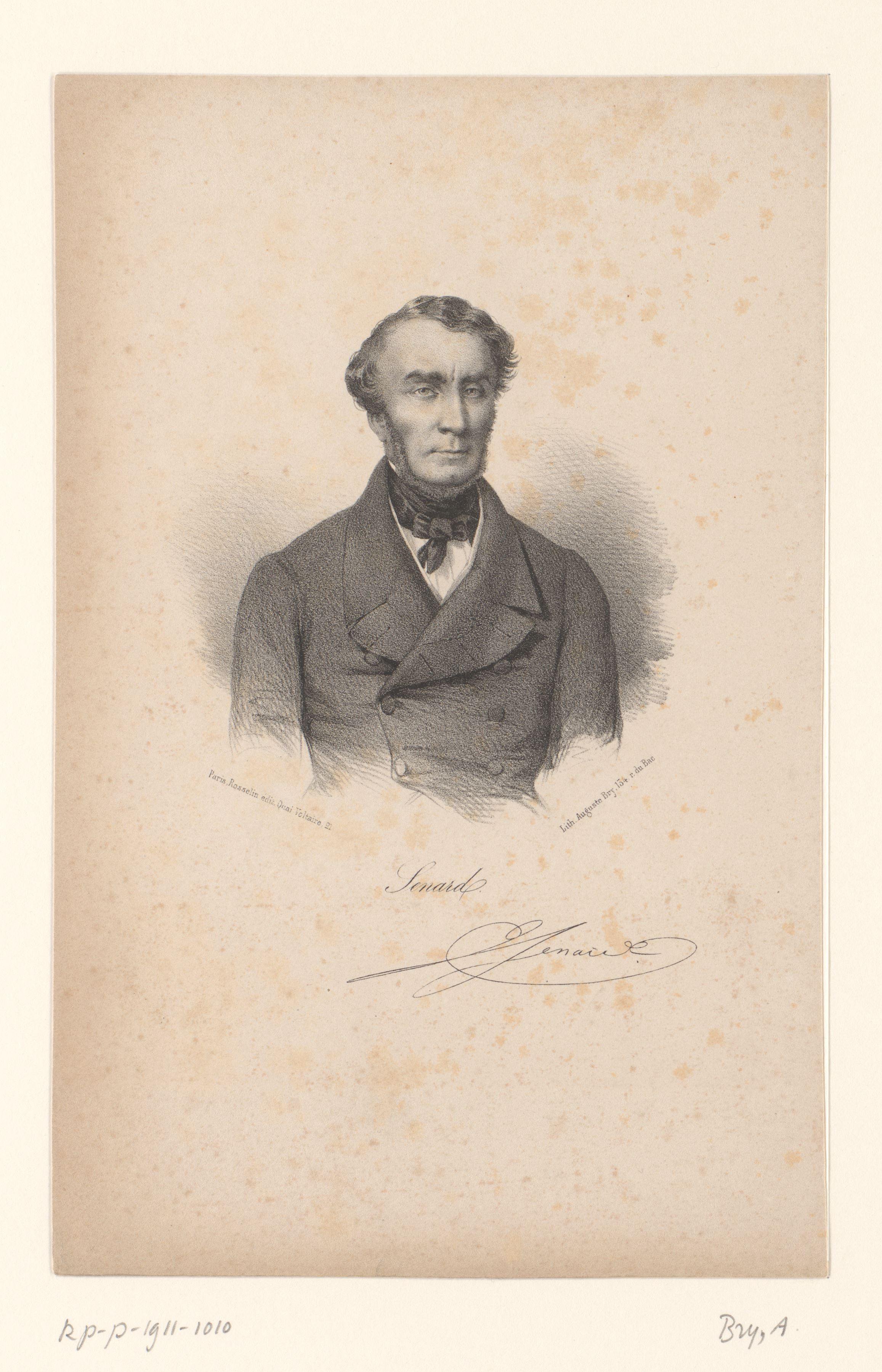 Portret van de politicus Antoine Marie Jules Senard
