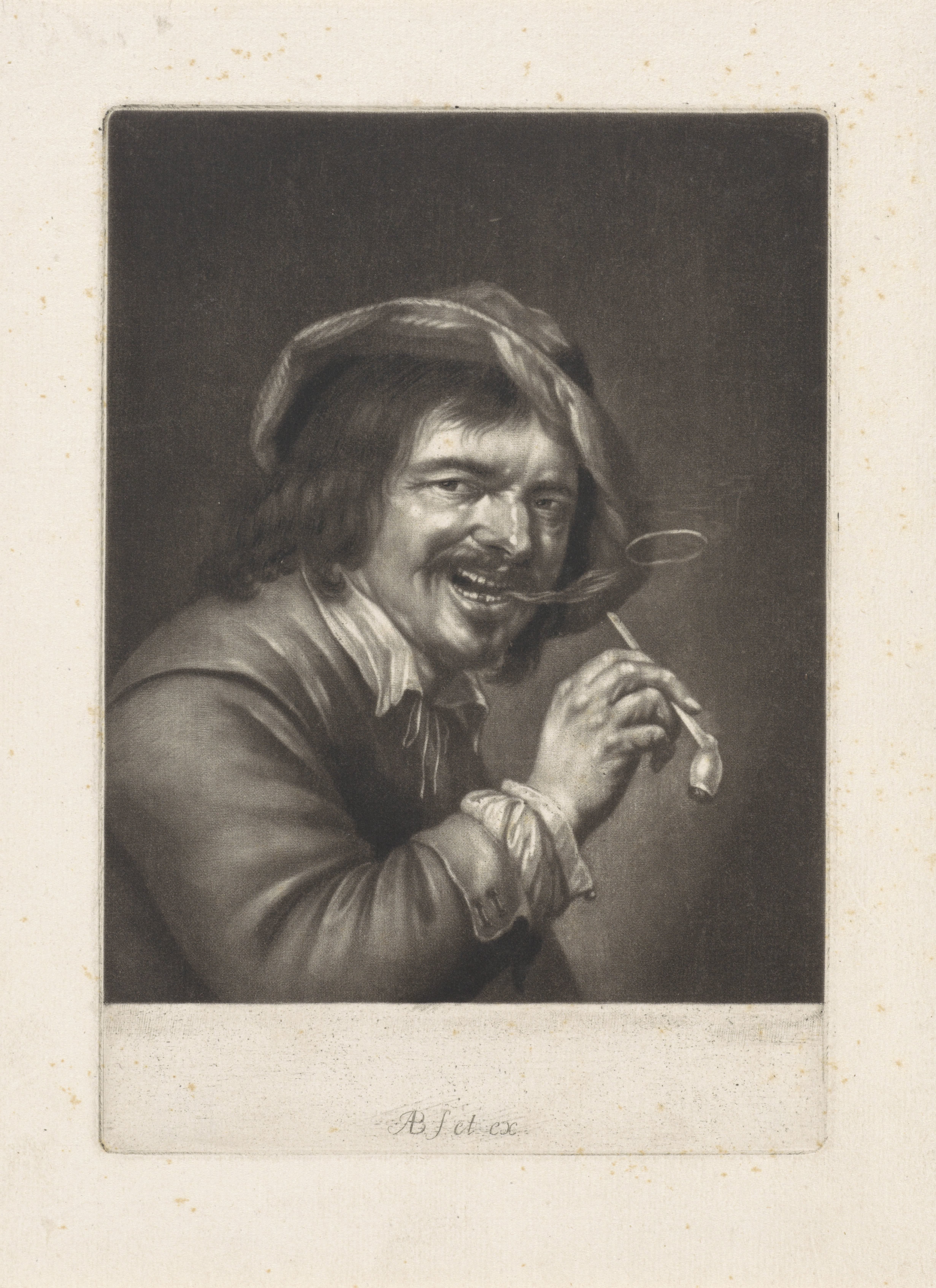 Man met een pijp (de Reuk)