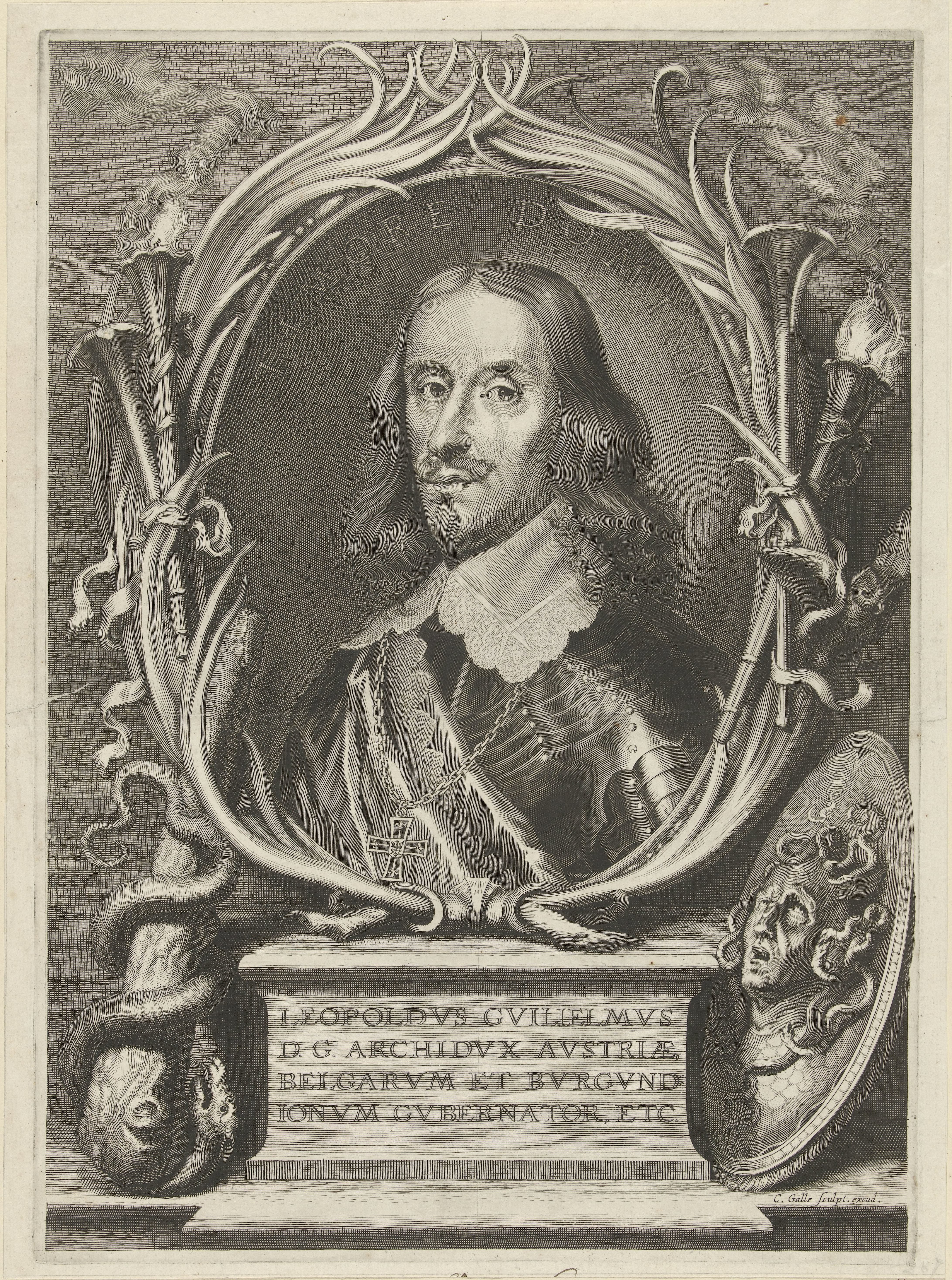 Portret van aartshertog Leopold Willem van Oostenrijk