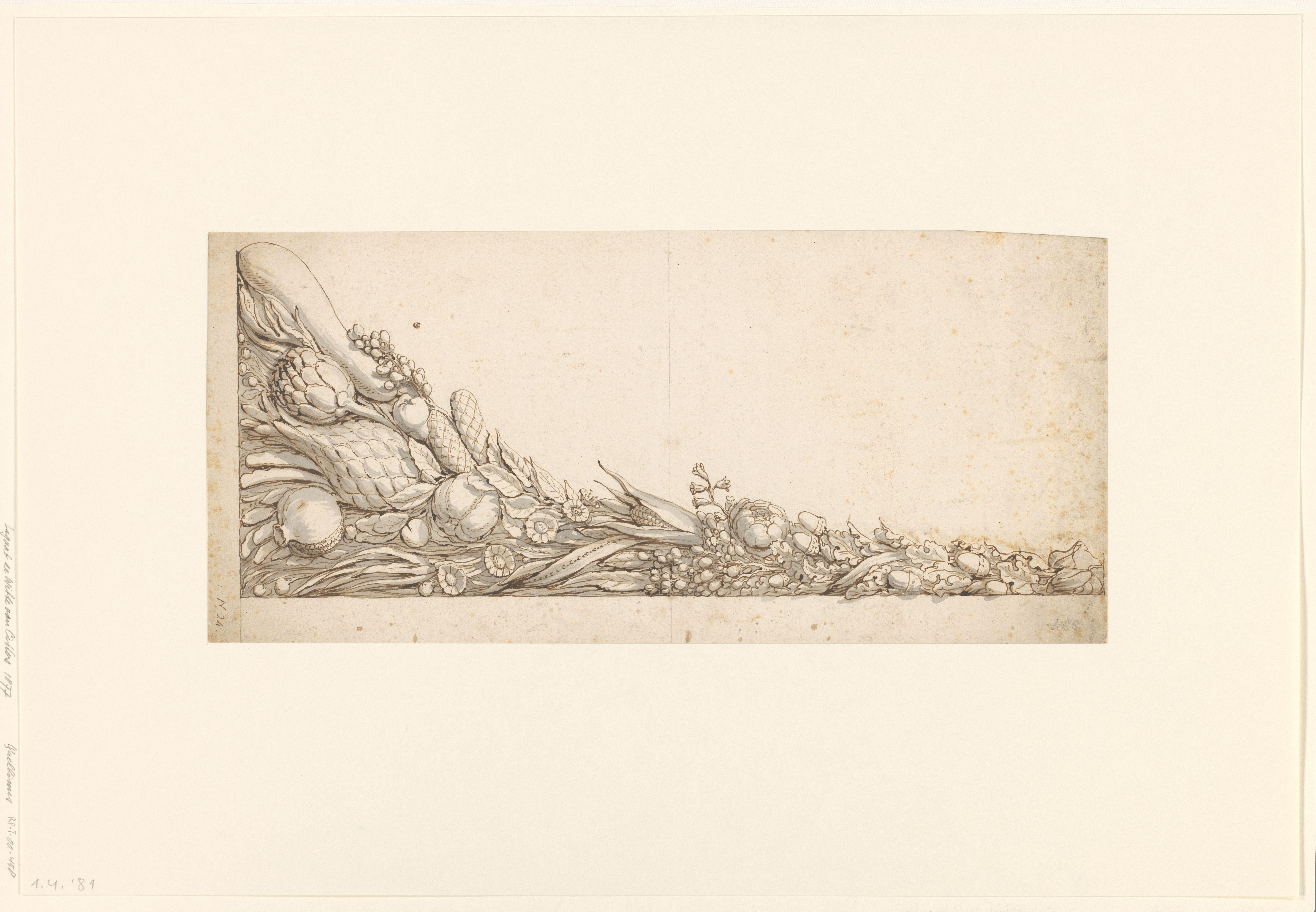 Ornament van vruchten
