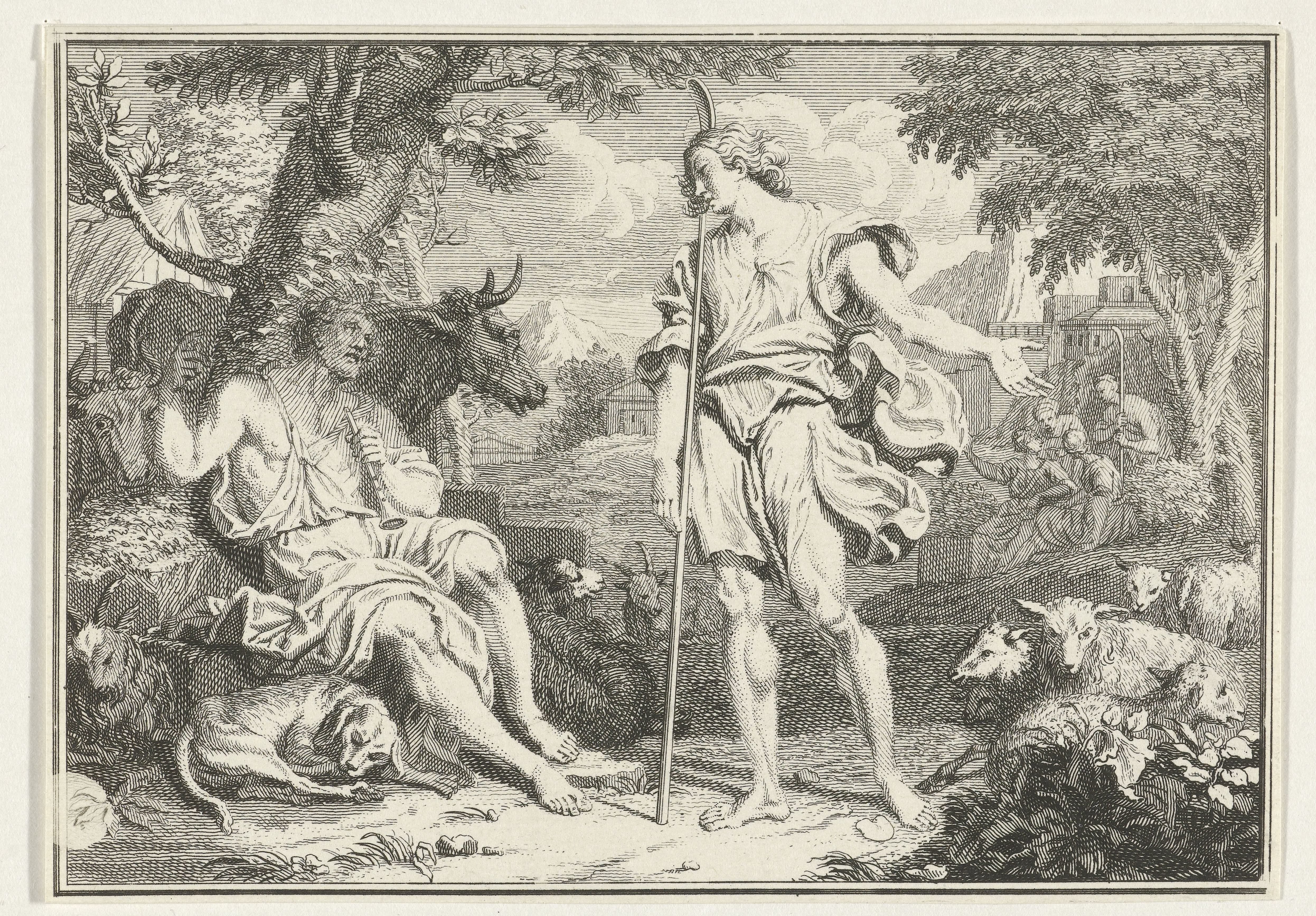Dialoog tussen de herders Tityrus en Meliboeus