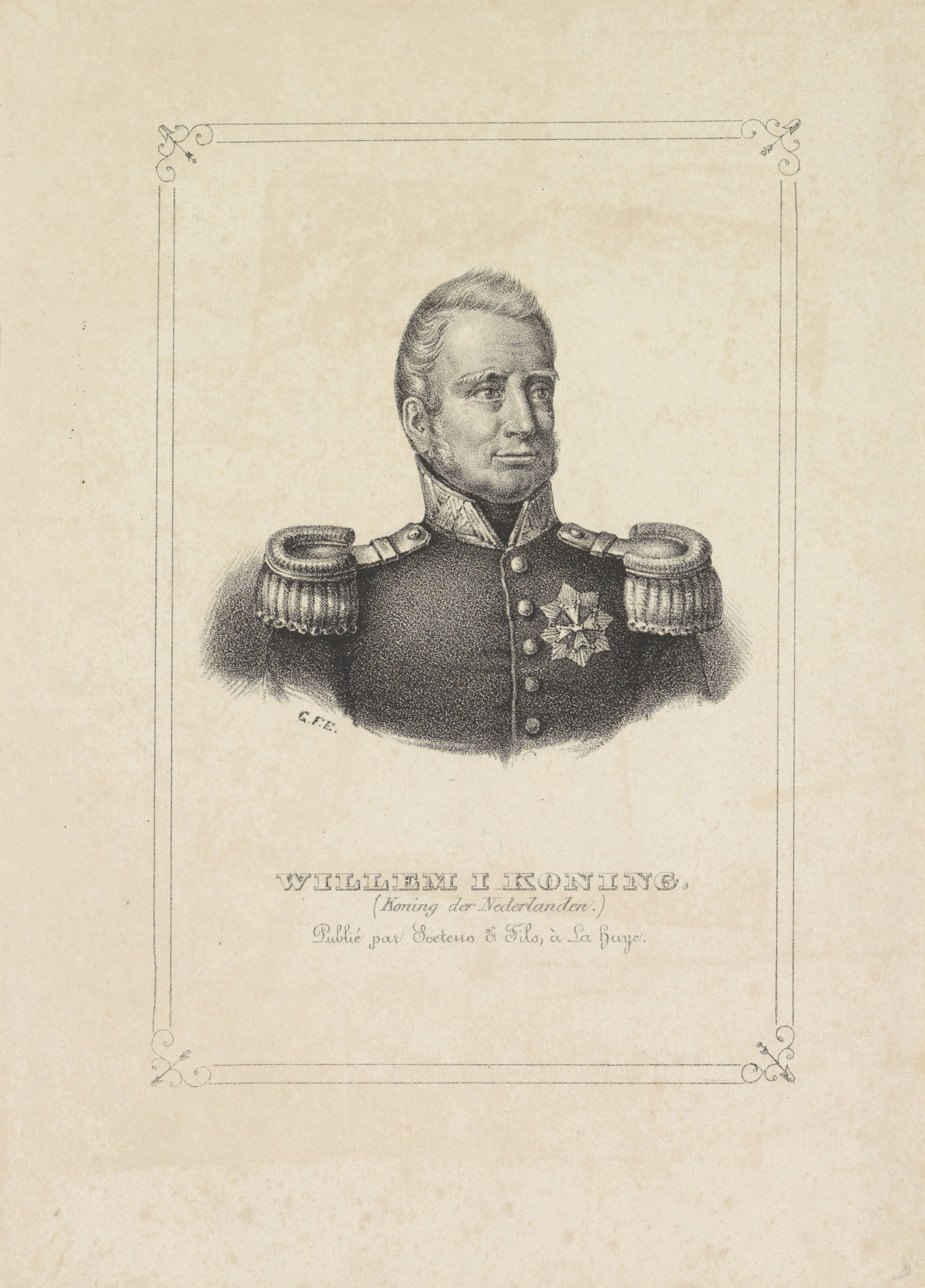 Portret van Willem I, Koning der Nederlanden