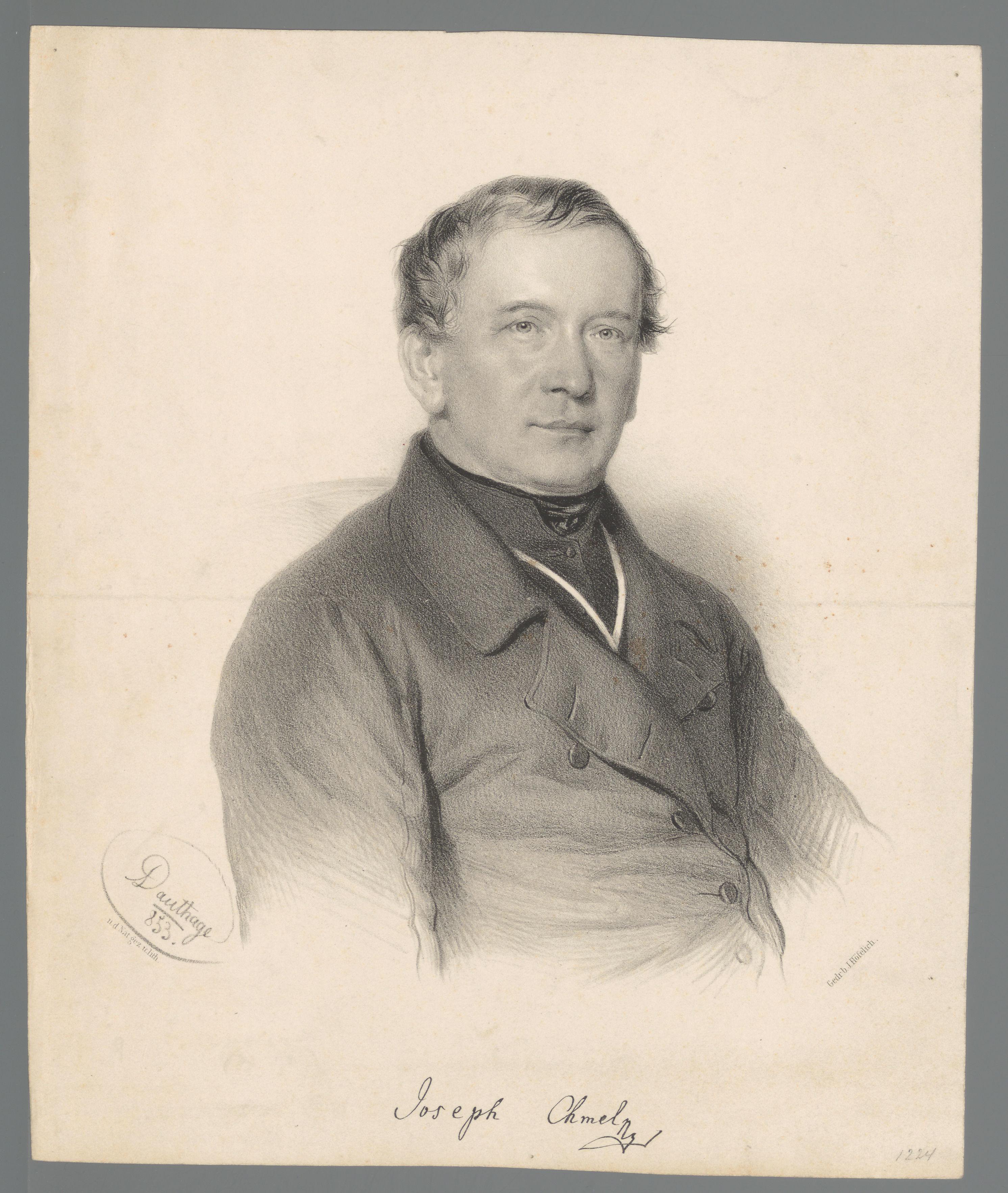 Portret van Joseph Chmel