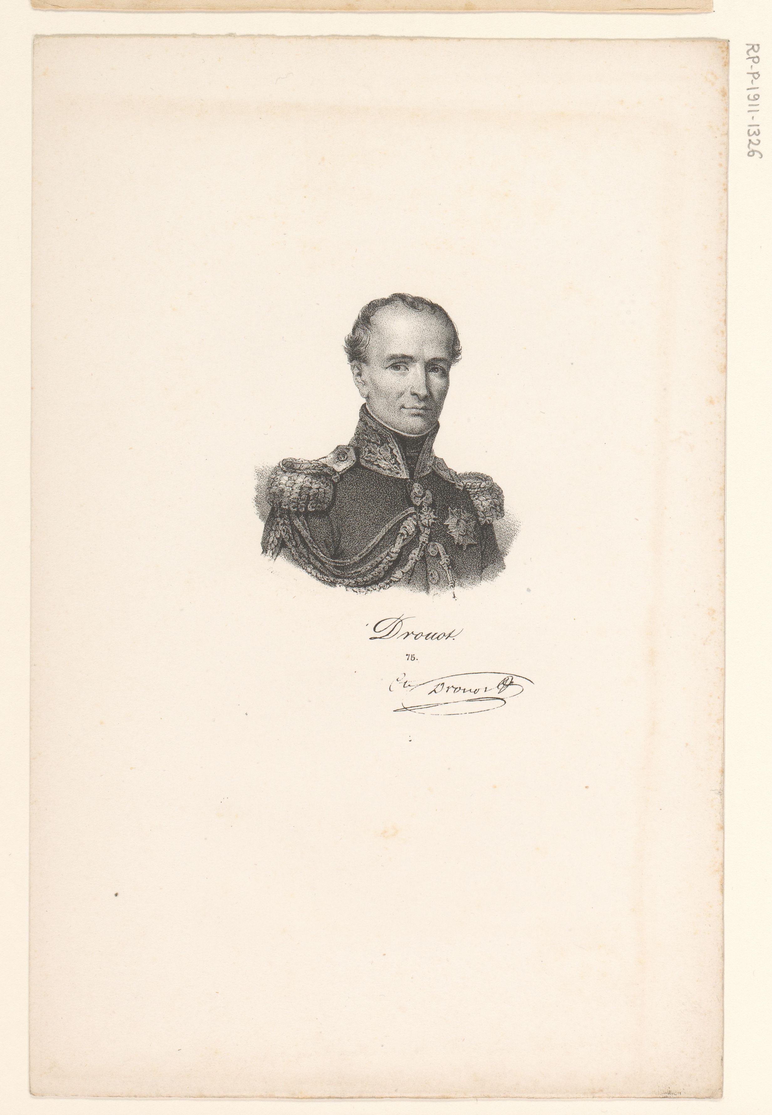 Portret van Antoine Drouot