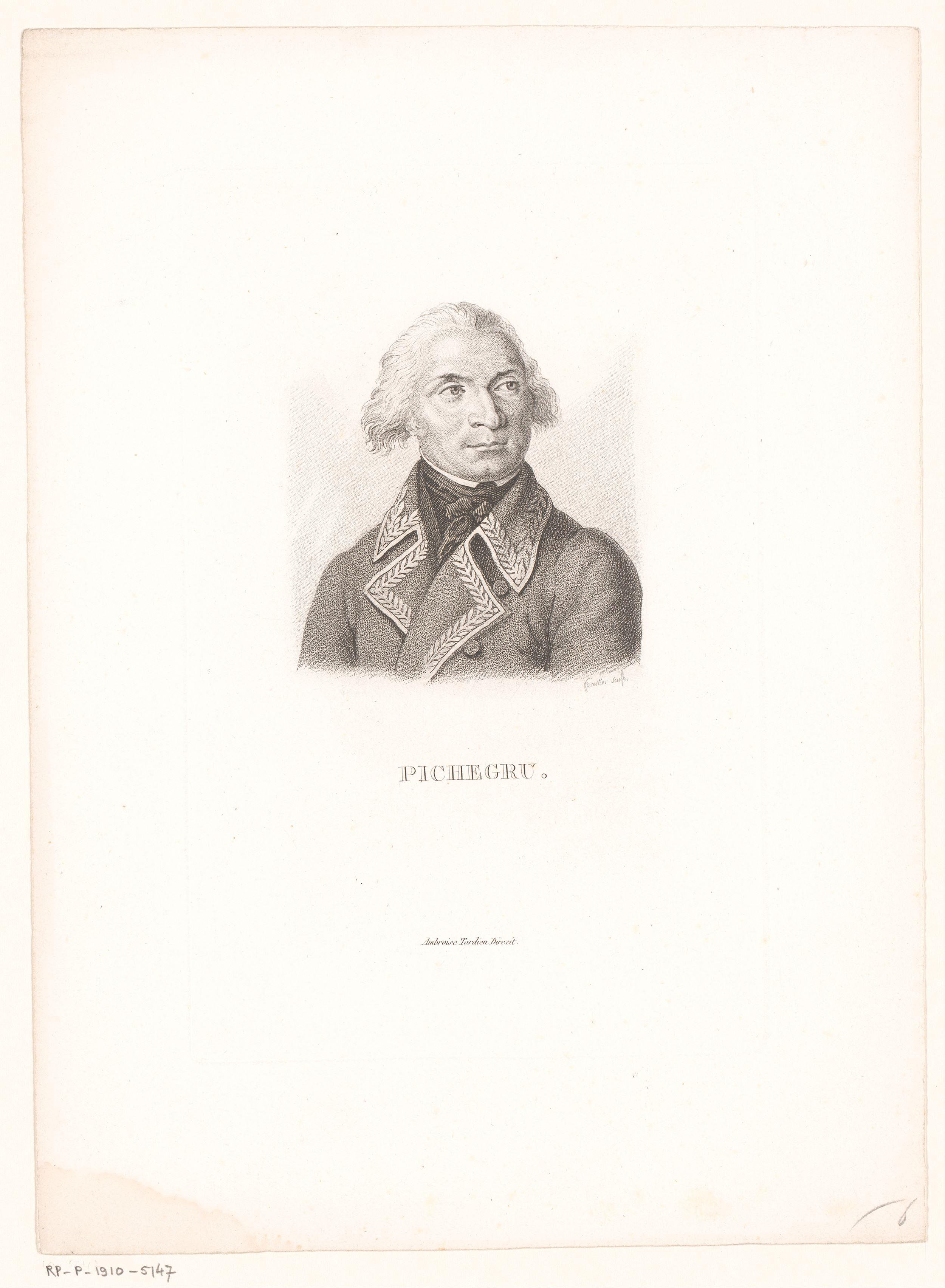 Portret van Jean-Charles Pichegru