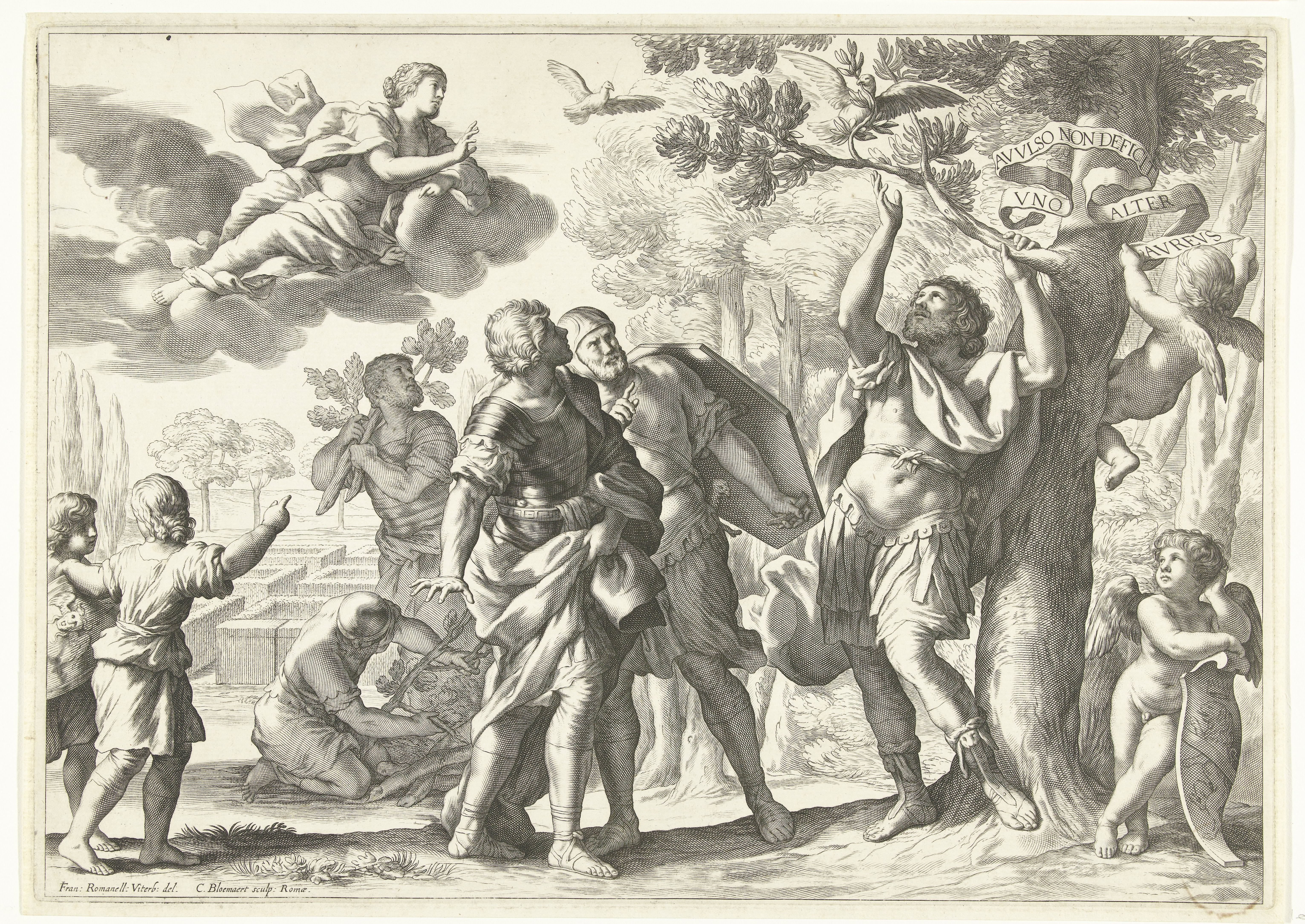 Aeneas breekt de gouden tak af