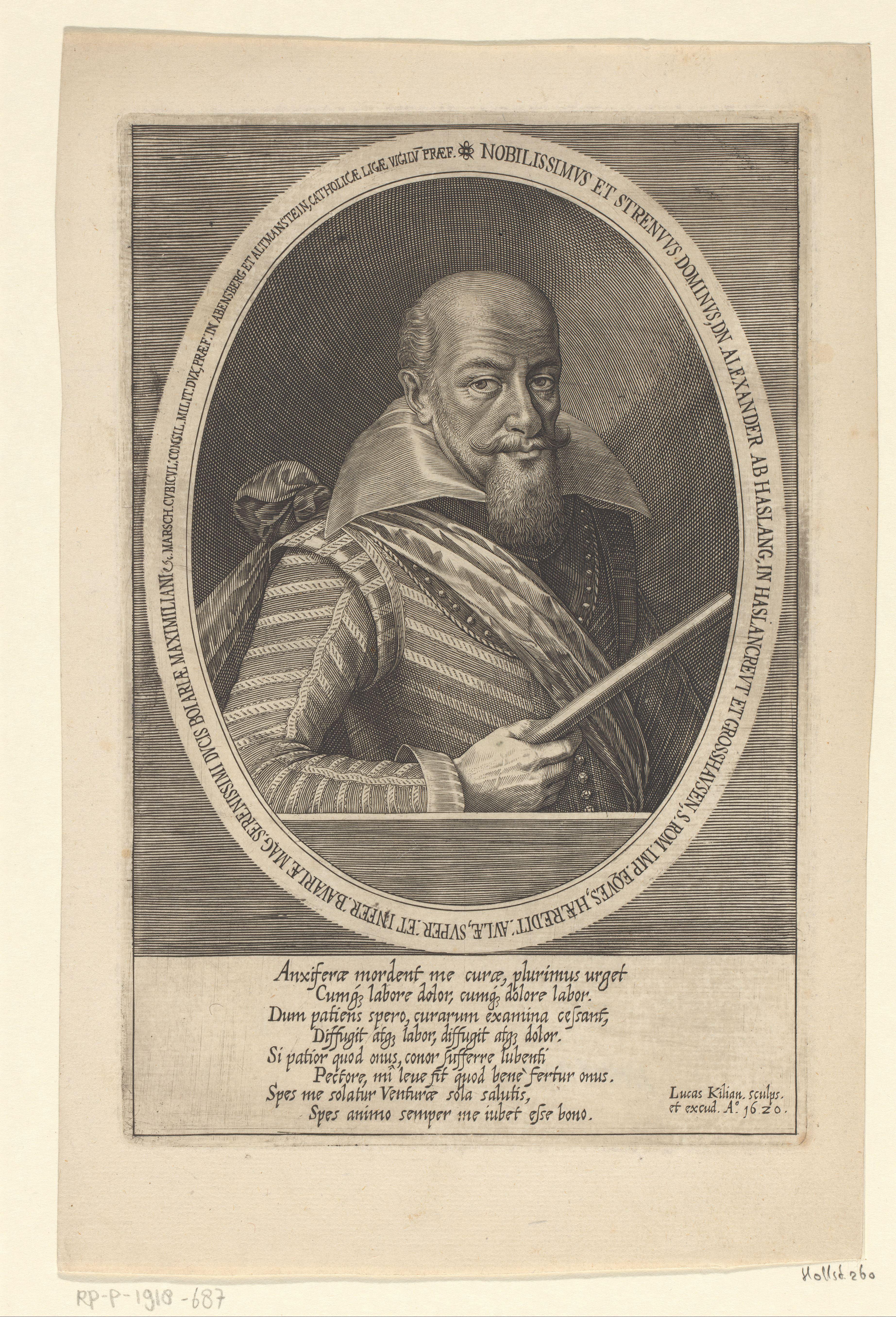 Portret van Alexander von Hasslang