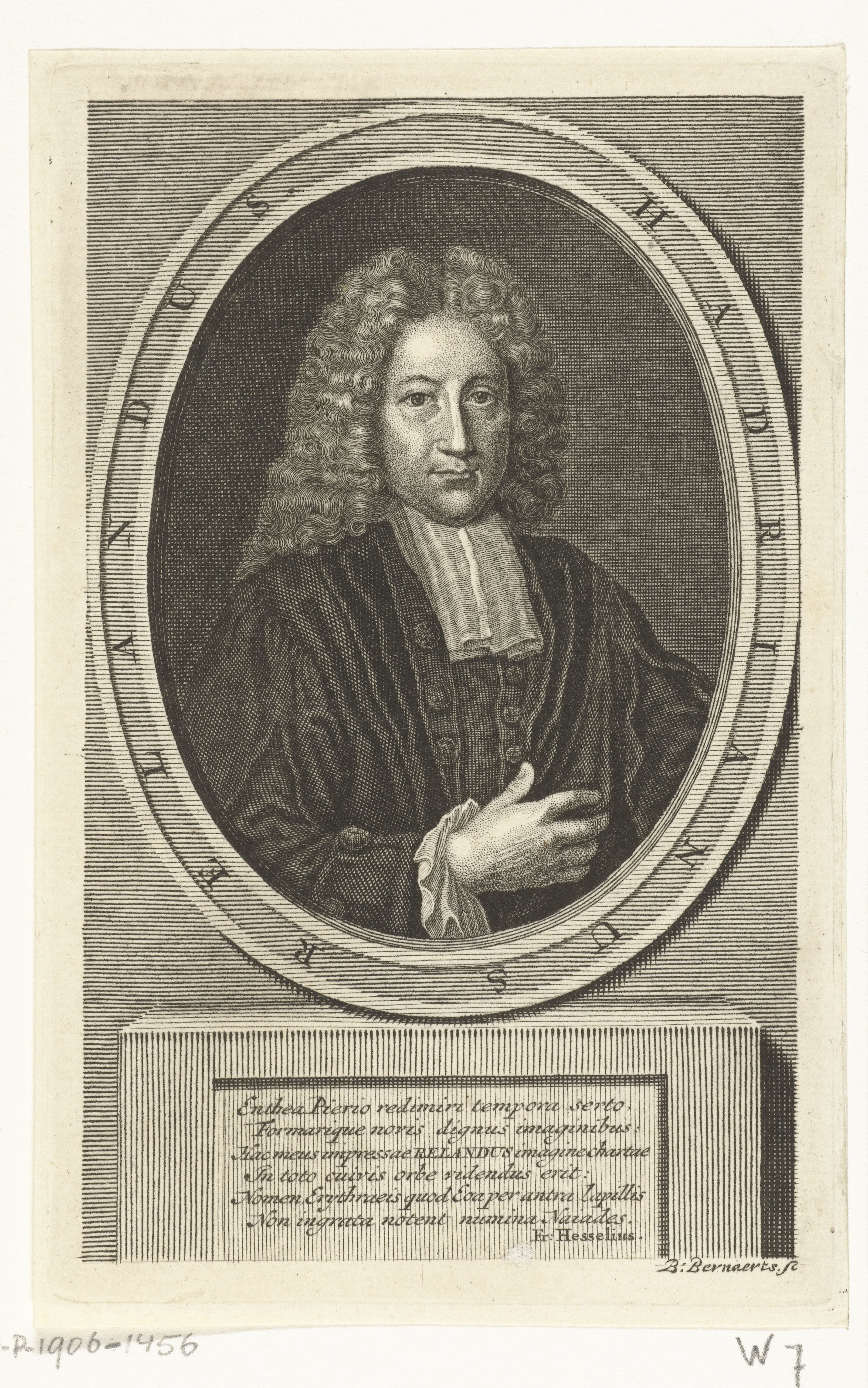 Portret van Adriaan Reland