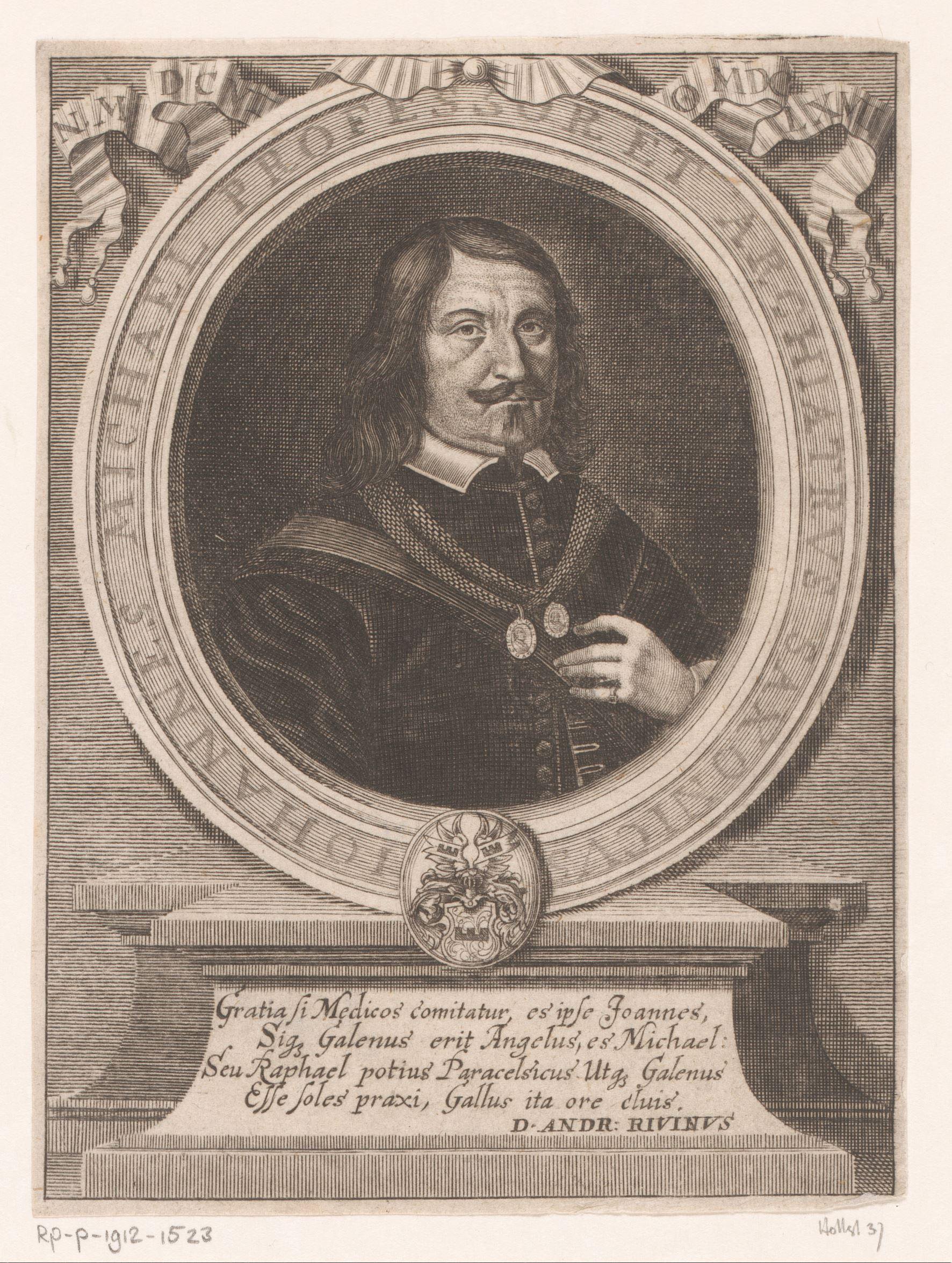 Portret van Johann Michael