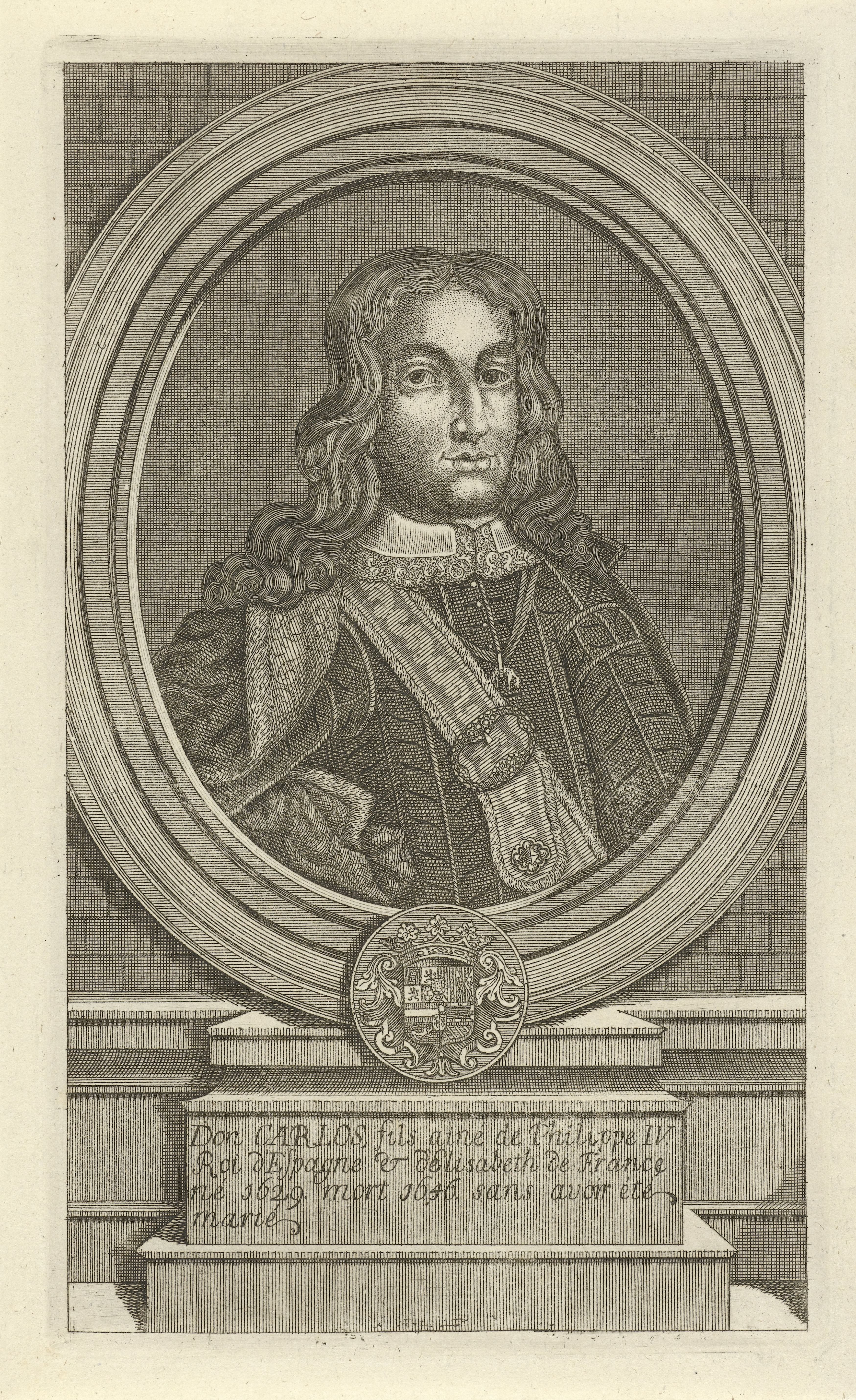 Portret van prins Don Carlos van Spanje