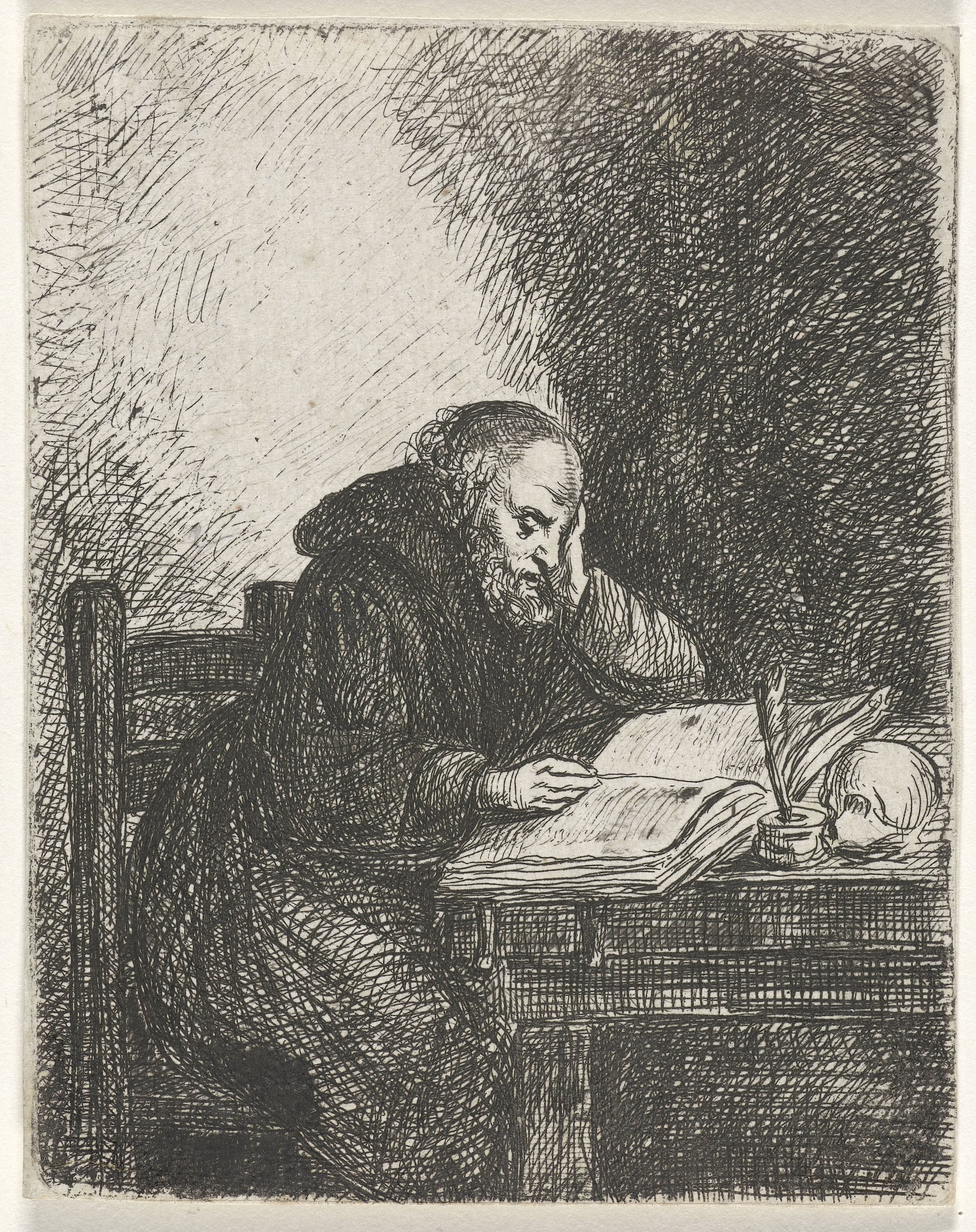 Lezende monnik