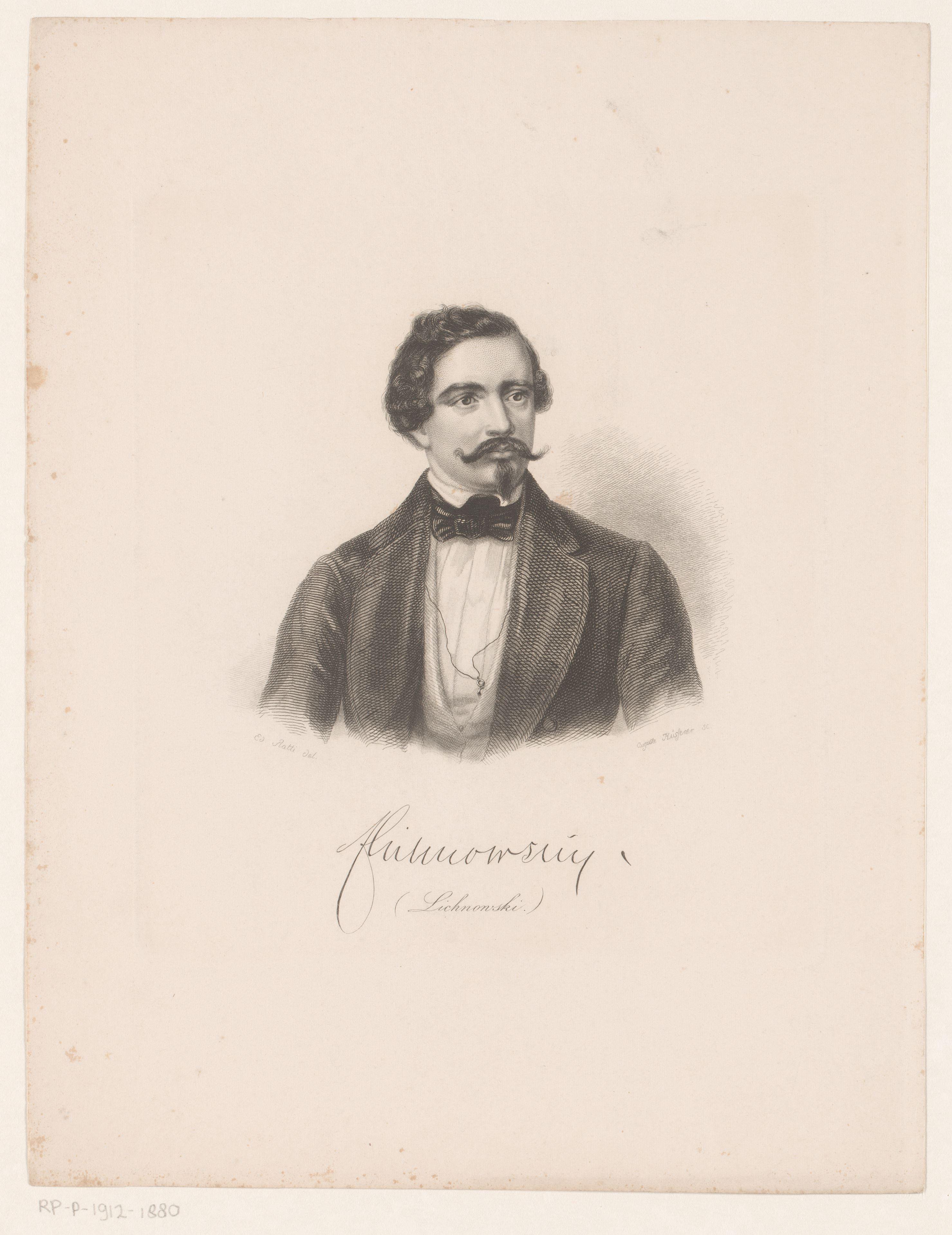 Portret van Felix Lichnowski