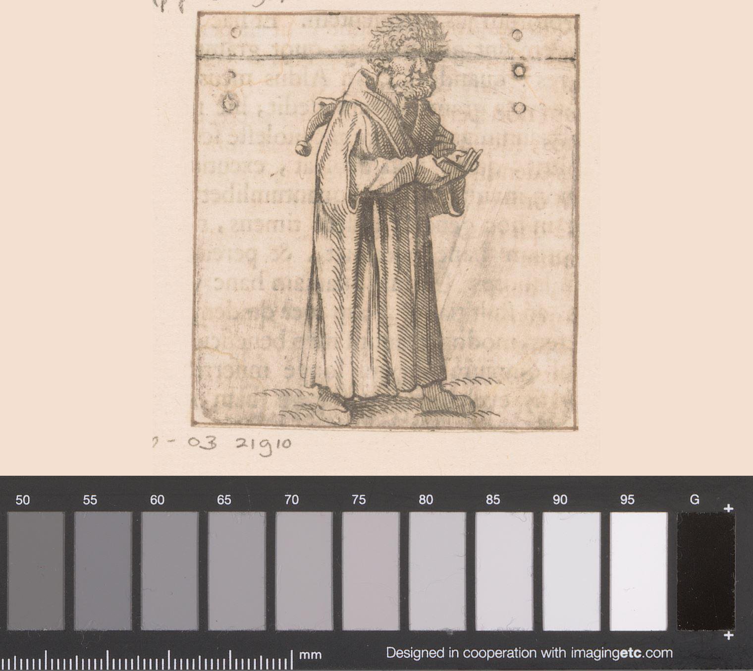 Henricus Glareanus in de kleding van een zot
